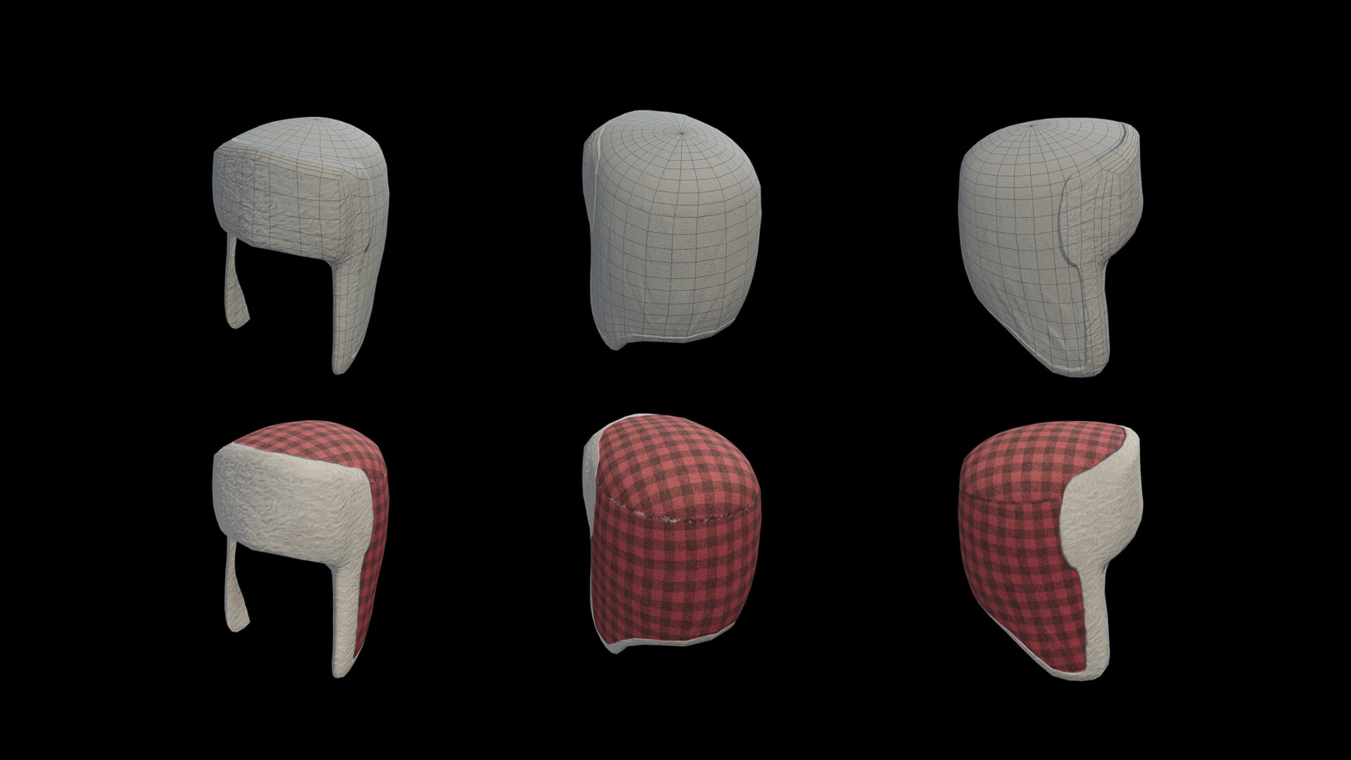 Roblox Hat Ushanka Model free 3D model