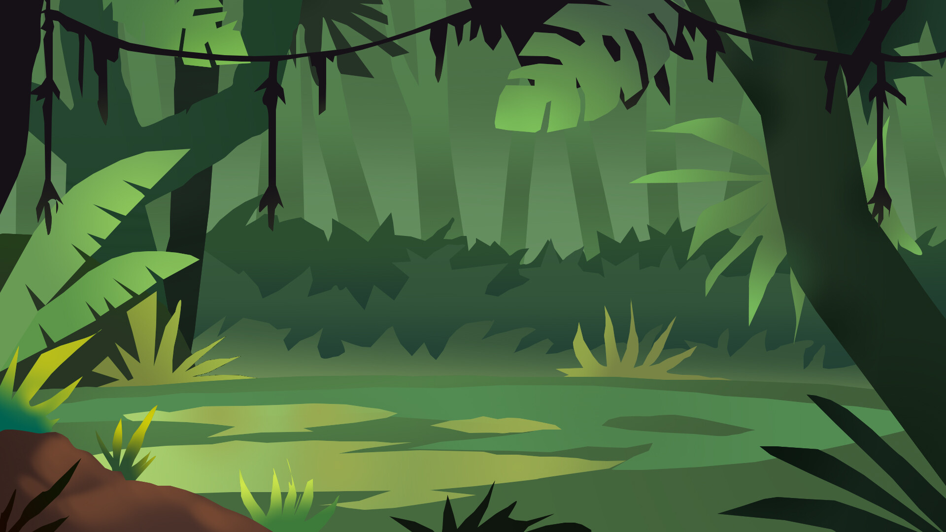 ArtStation - HD Jungle background