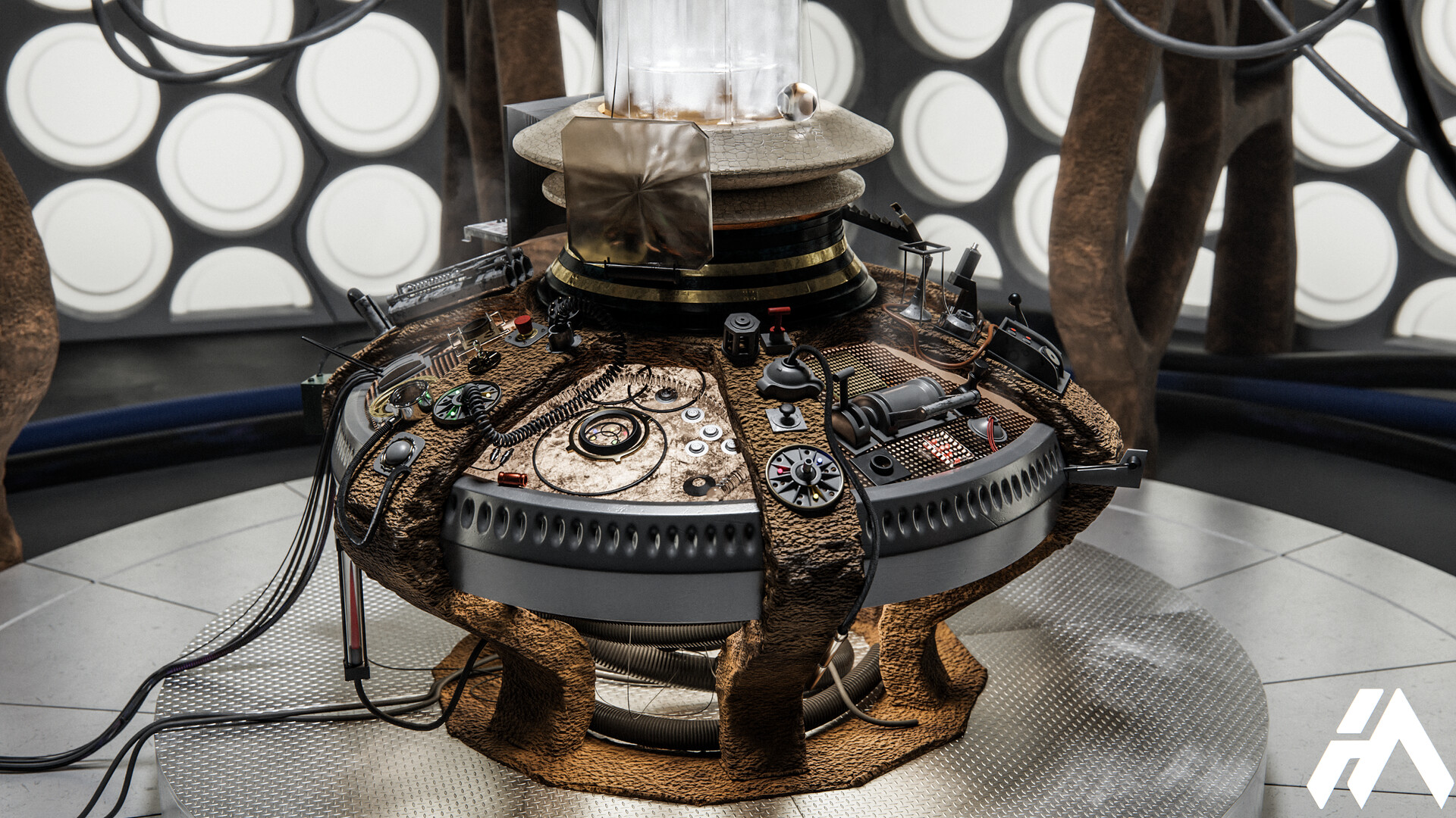 ArtStation preacher Lego TARDIS Console