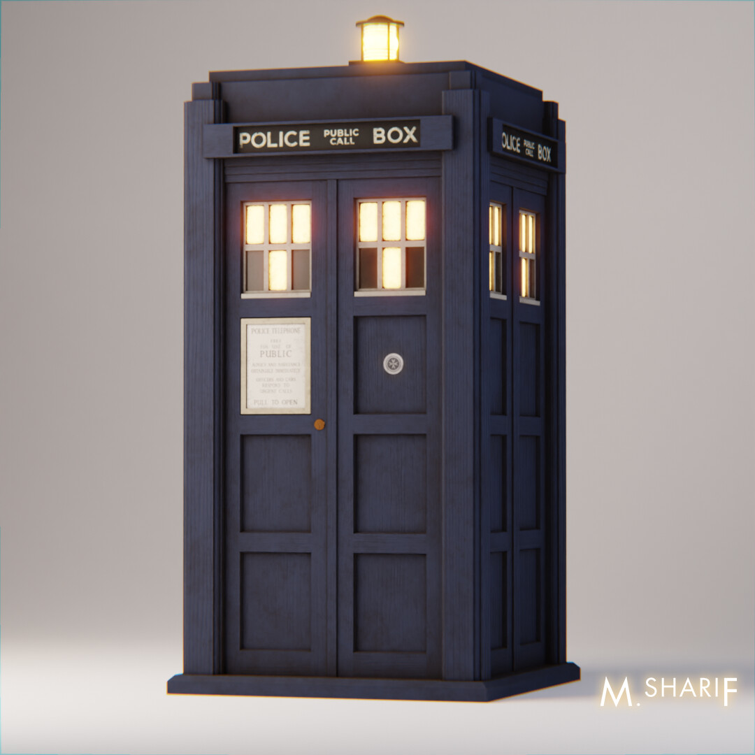 ArtStation - 1st Doctor's TARDIS