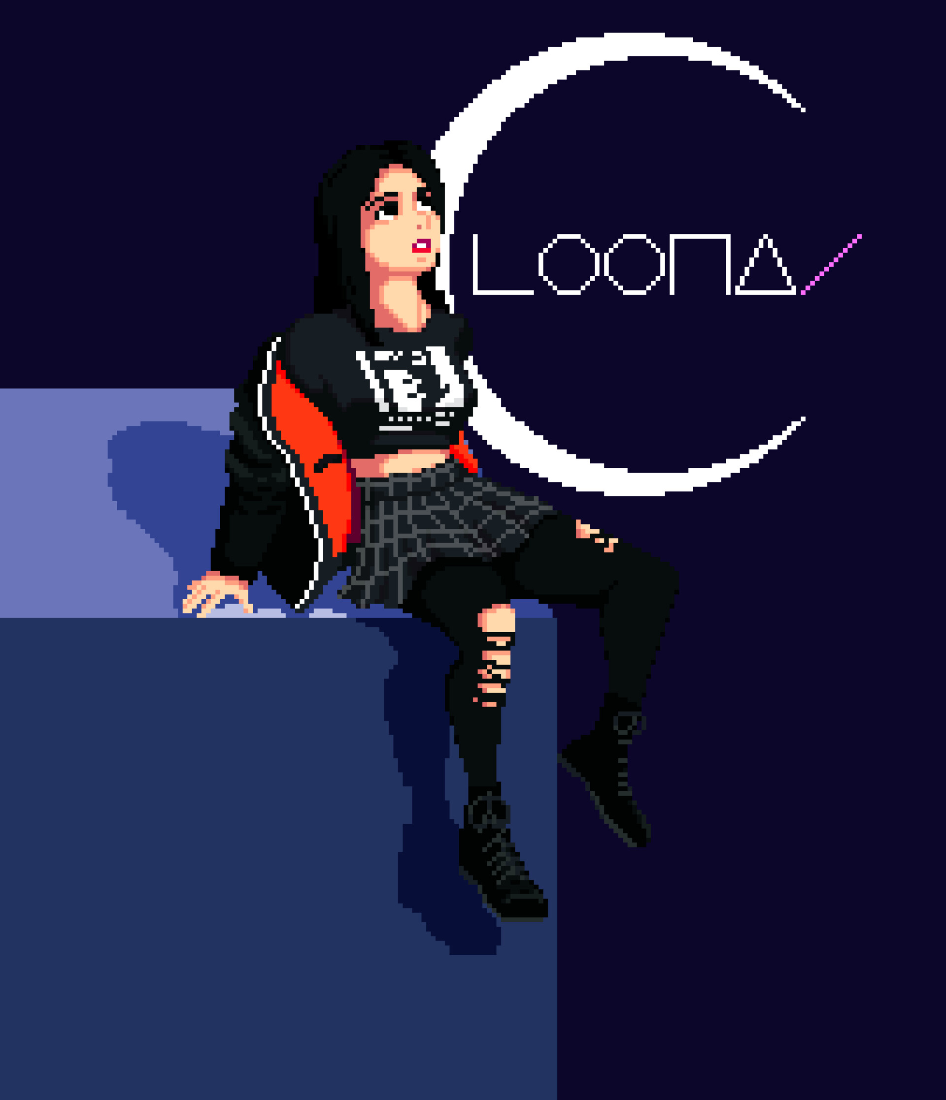 Artstation loona olivia hye pixelart