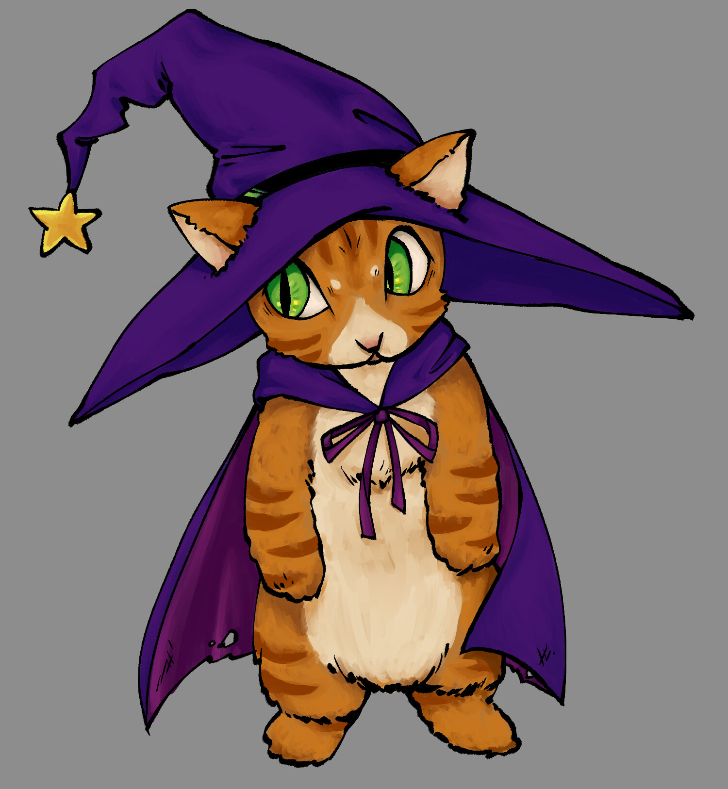 ArtStation - Wizard Cat, the Cat Wizard!
