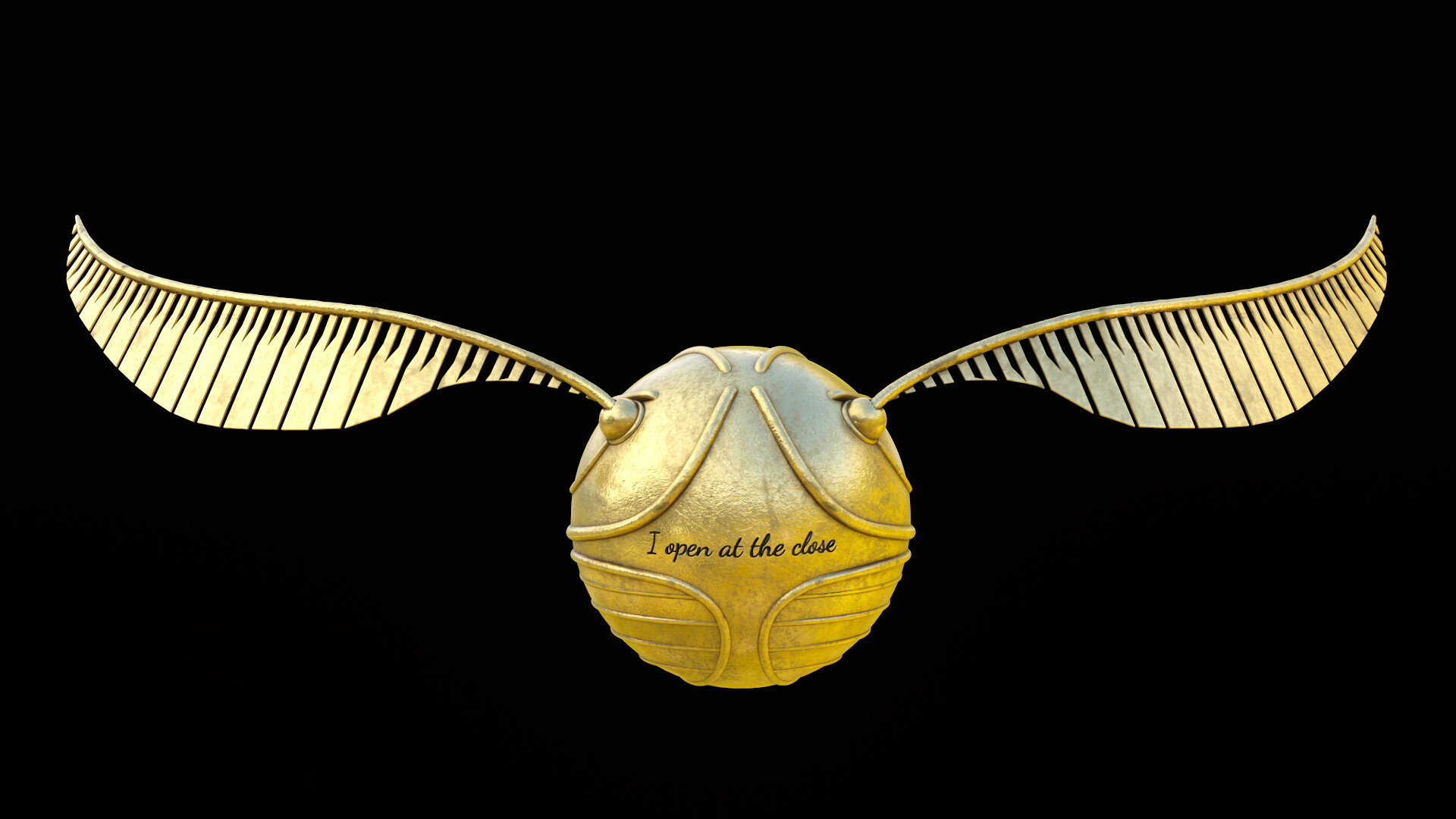 ArtStation - Golden Snitch Harry Potter