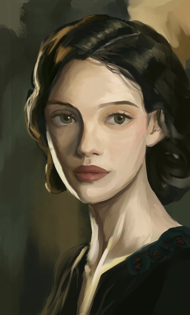 ArtStation - portrait of a young lady