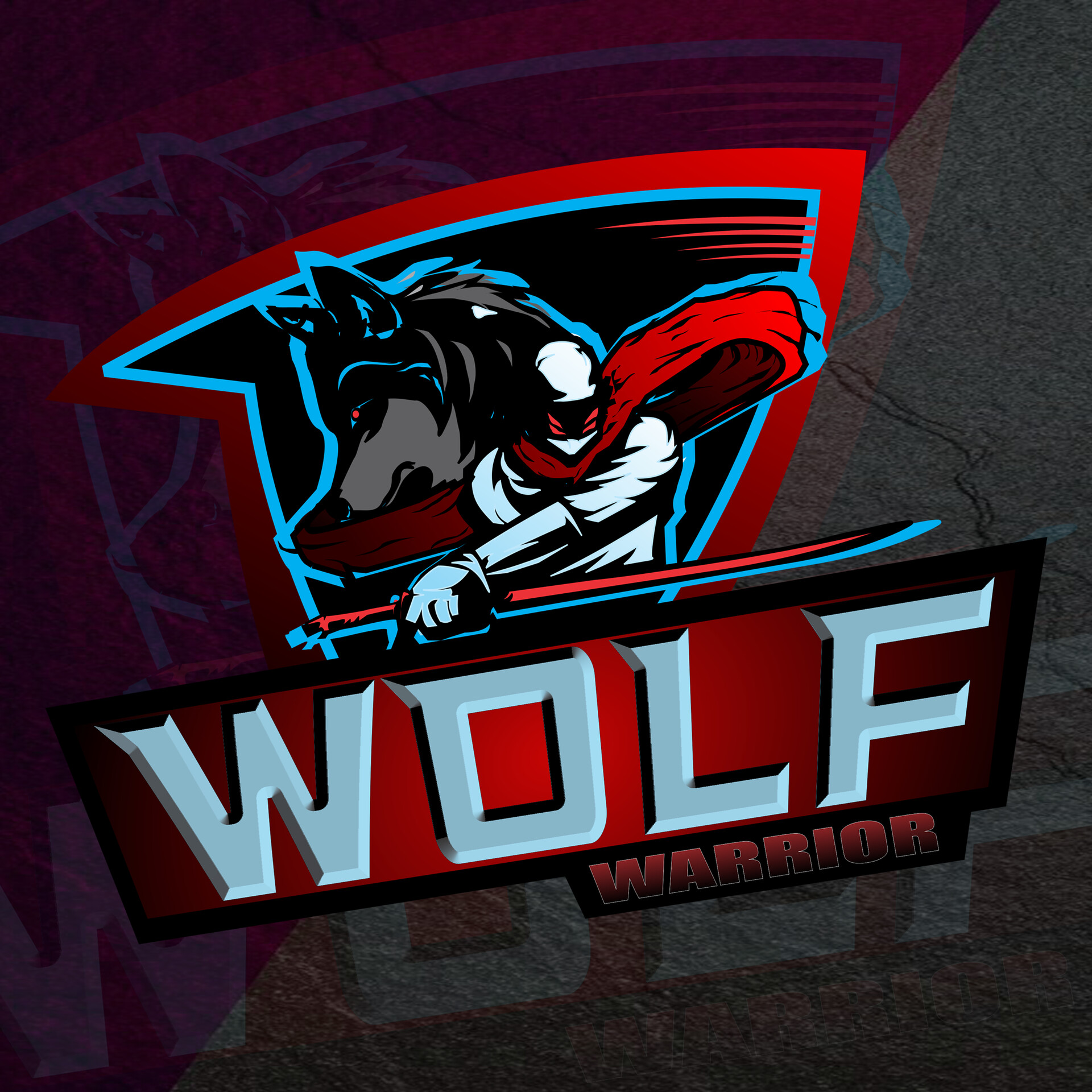 artstation-wolf-warrior-logo