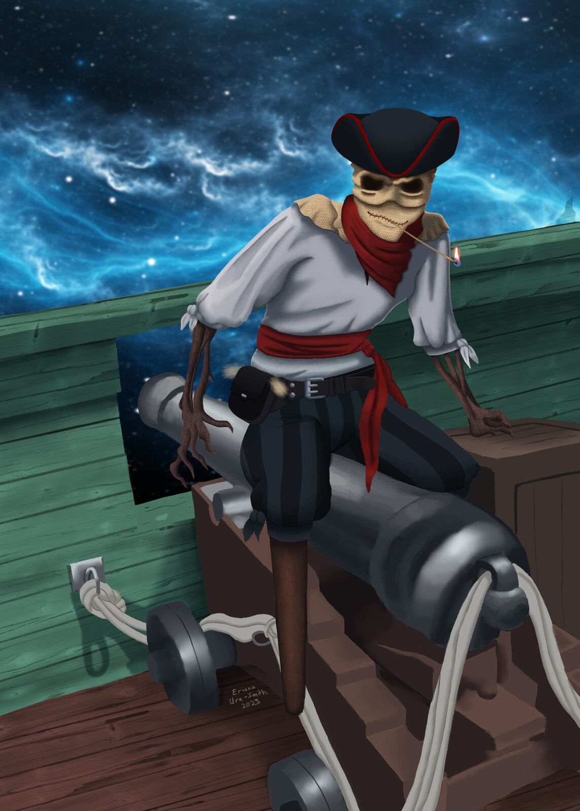 Crook, the Highly Flammable Gunner