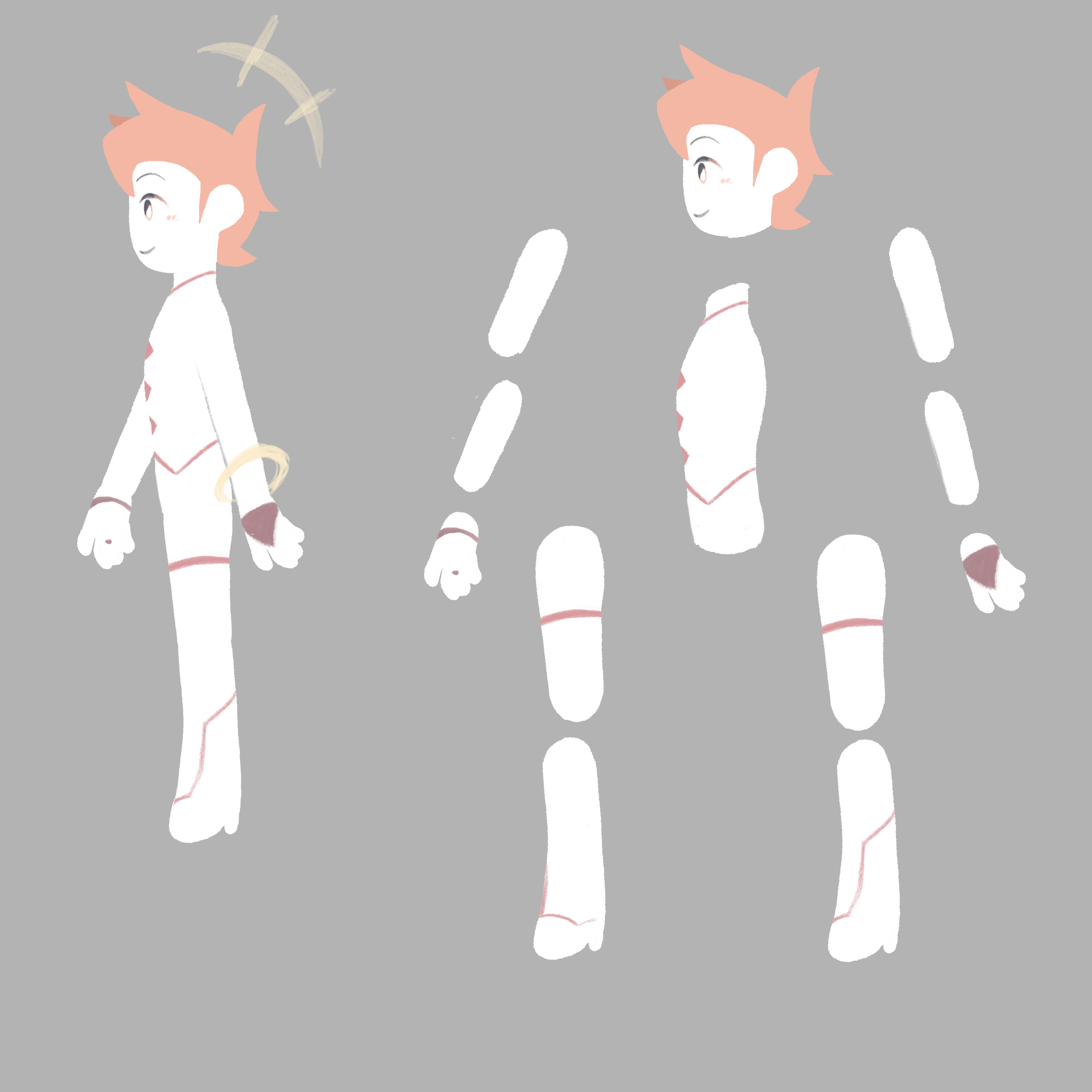 Original cutout file with segmented view
