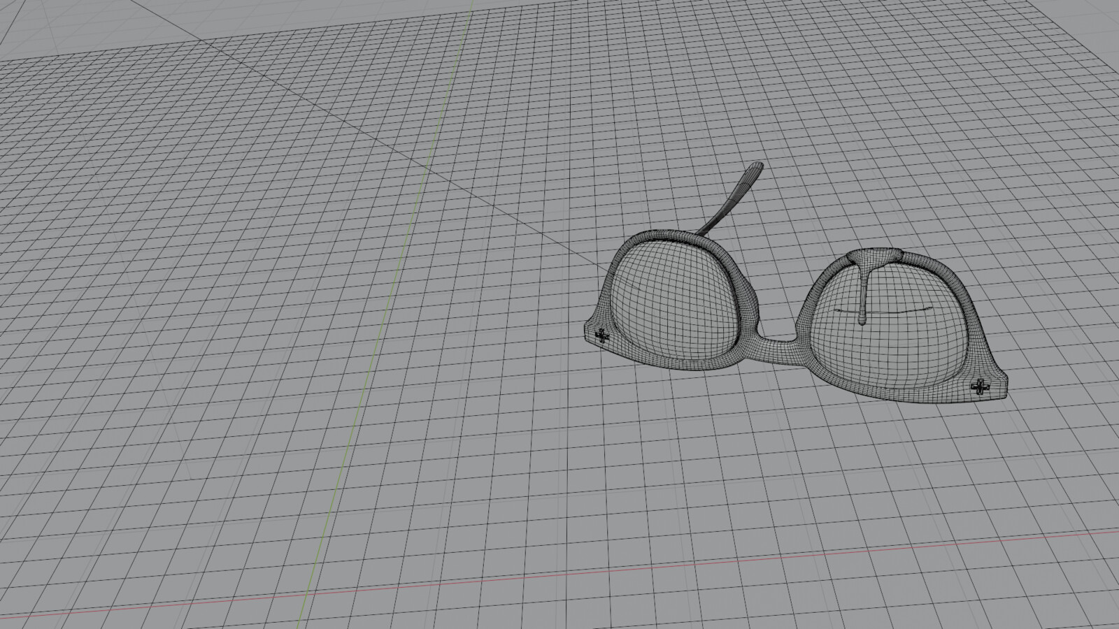 Glasses wireframe