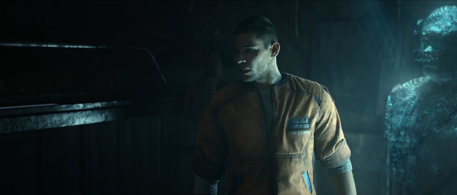 CG version of the early approved prisoner suit design (from the cinematic reveal trailer https://youtu.be/WnVhgyLbC8A)