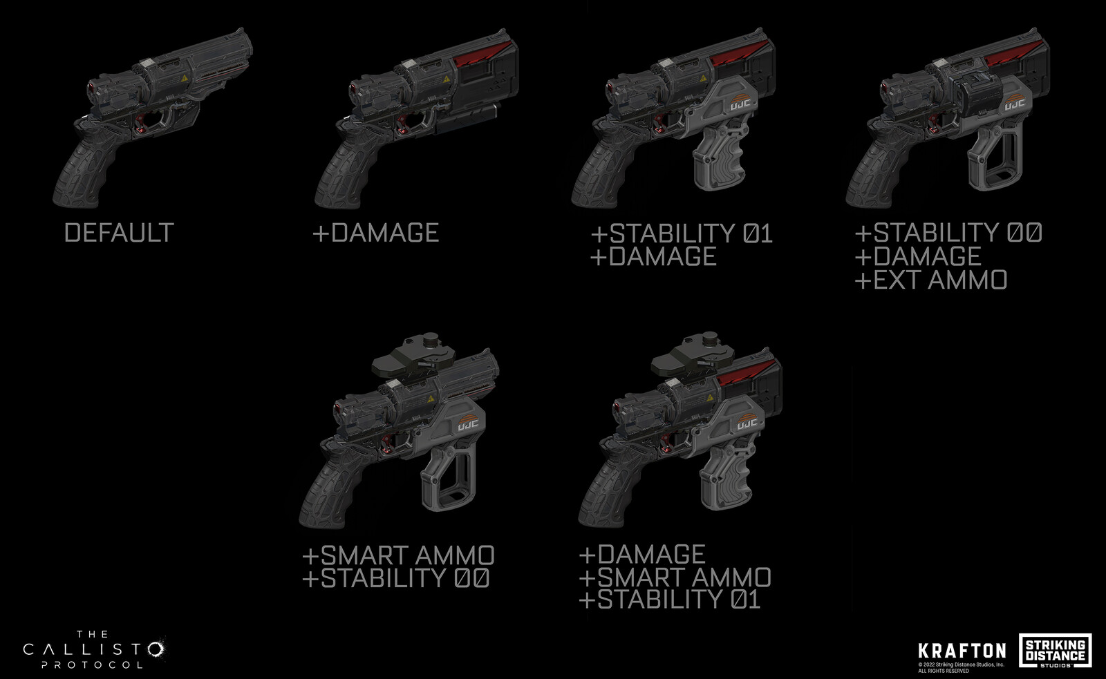 Upgrade compositions.

Base tactical pistol model created by our hard surface team.