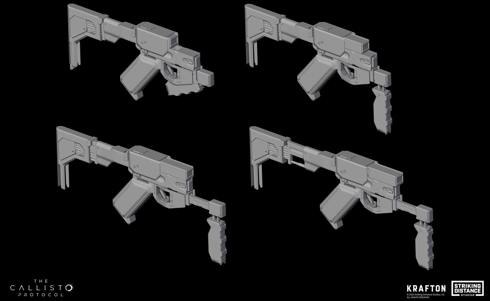 3D concept model of the remote device for the chaingun.