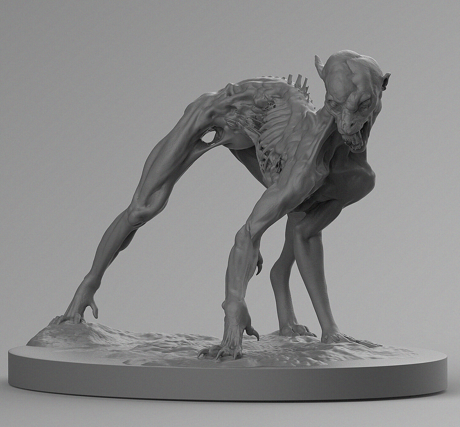 The Cursed (Eight for Silver) 2018 Creature Concept Maquette
