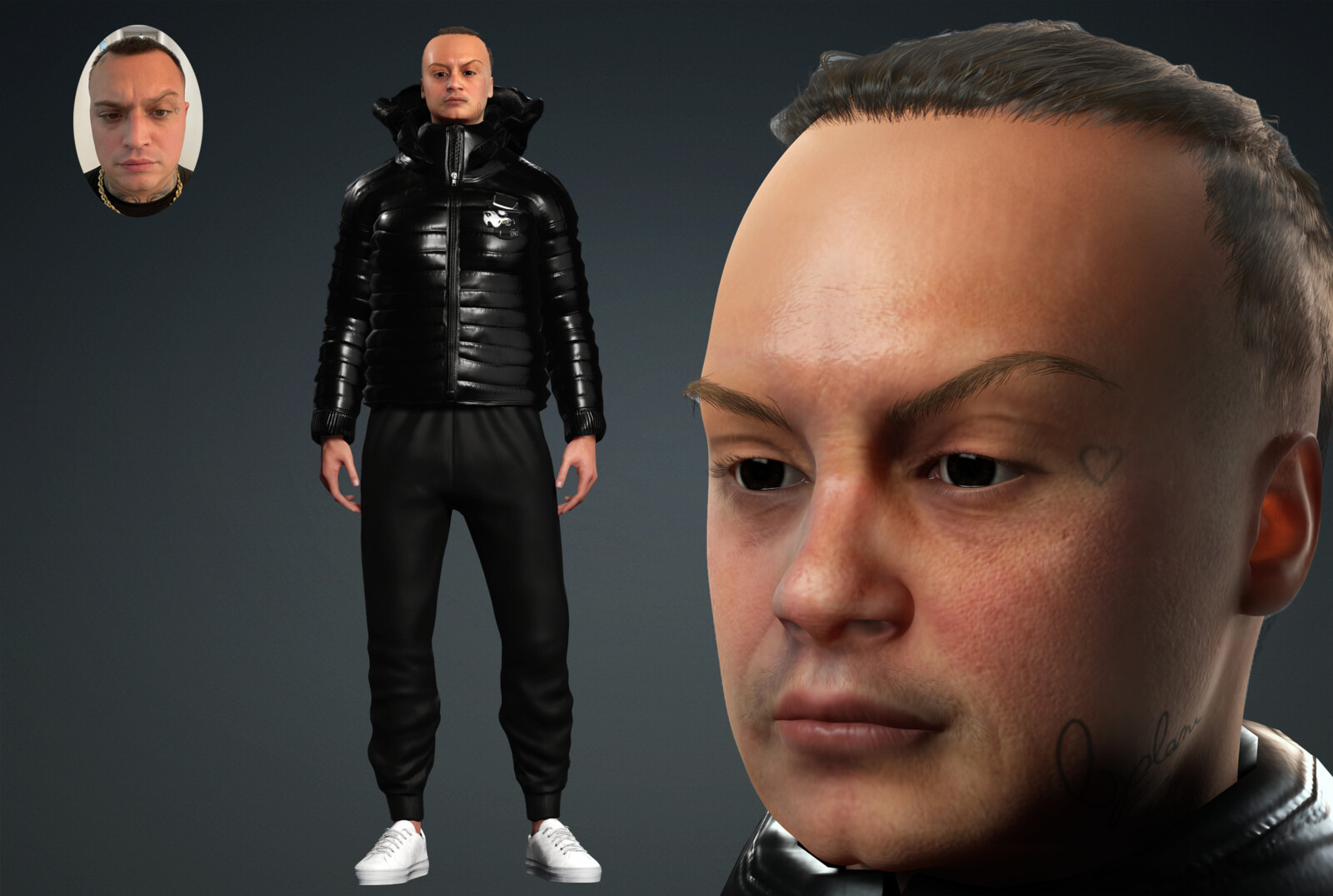3D Metahuman Character for Unreal from a photo