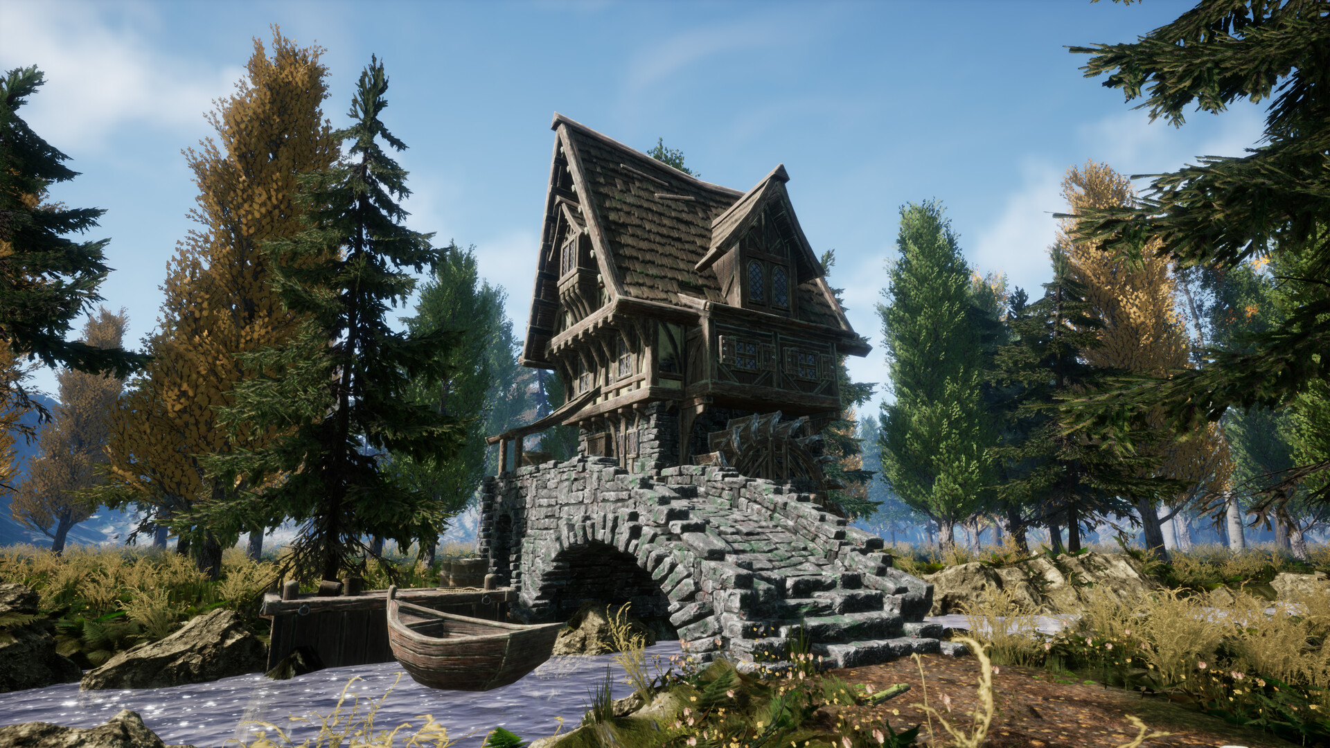 ArtStation - Medieval forest house