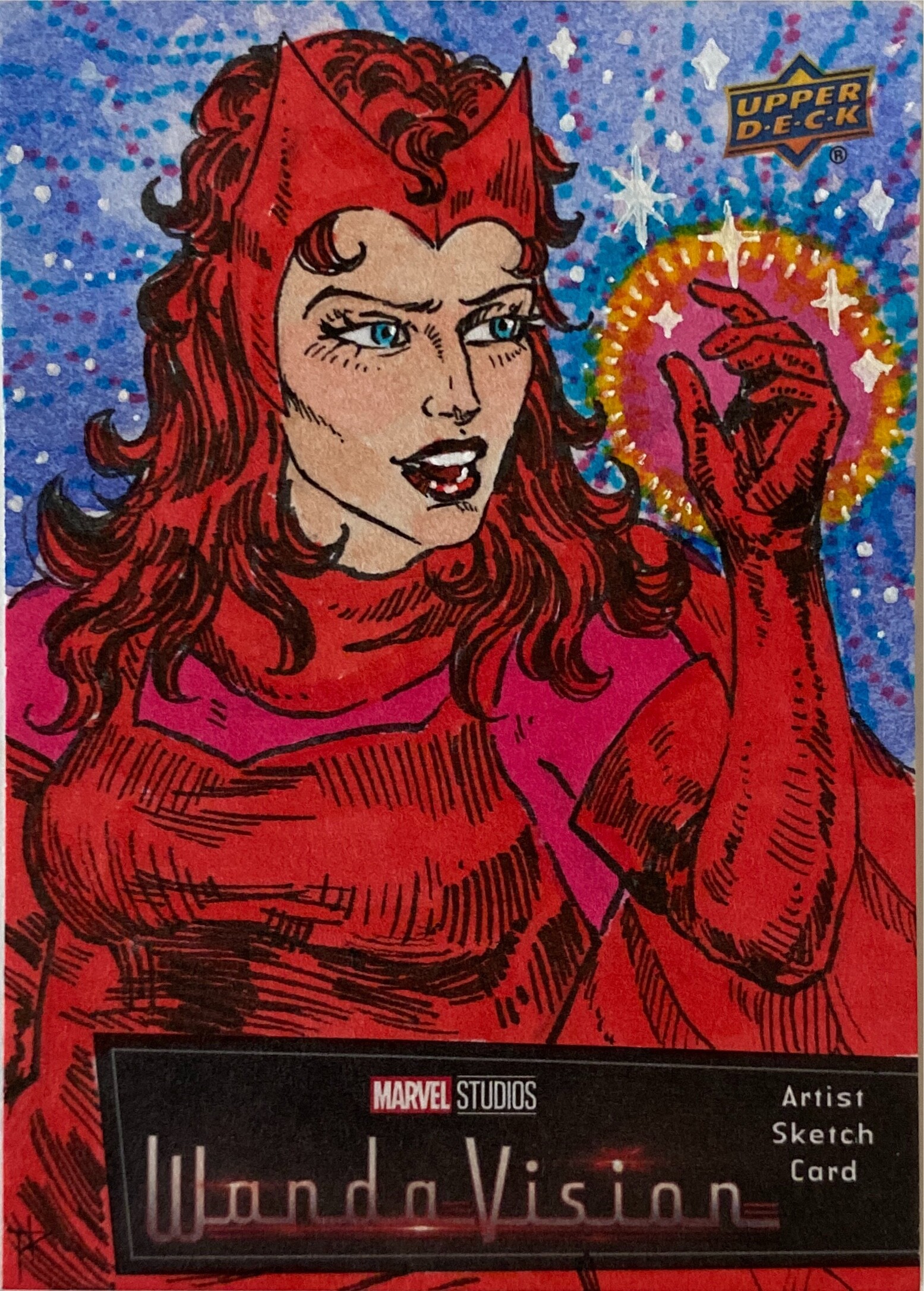 ArtStation - Wanda Vision sketch cards 2022 - Upper Deck