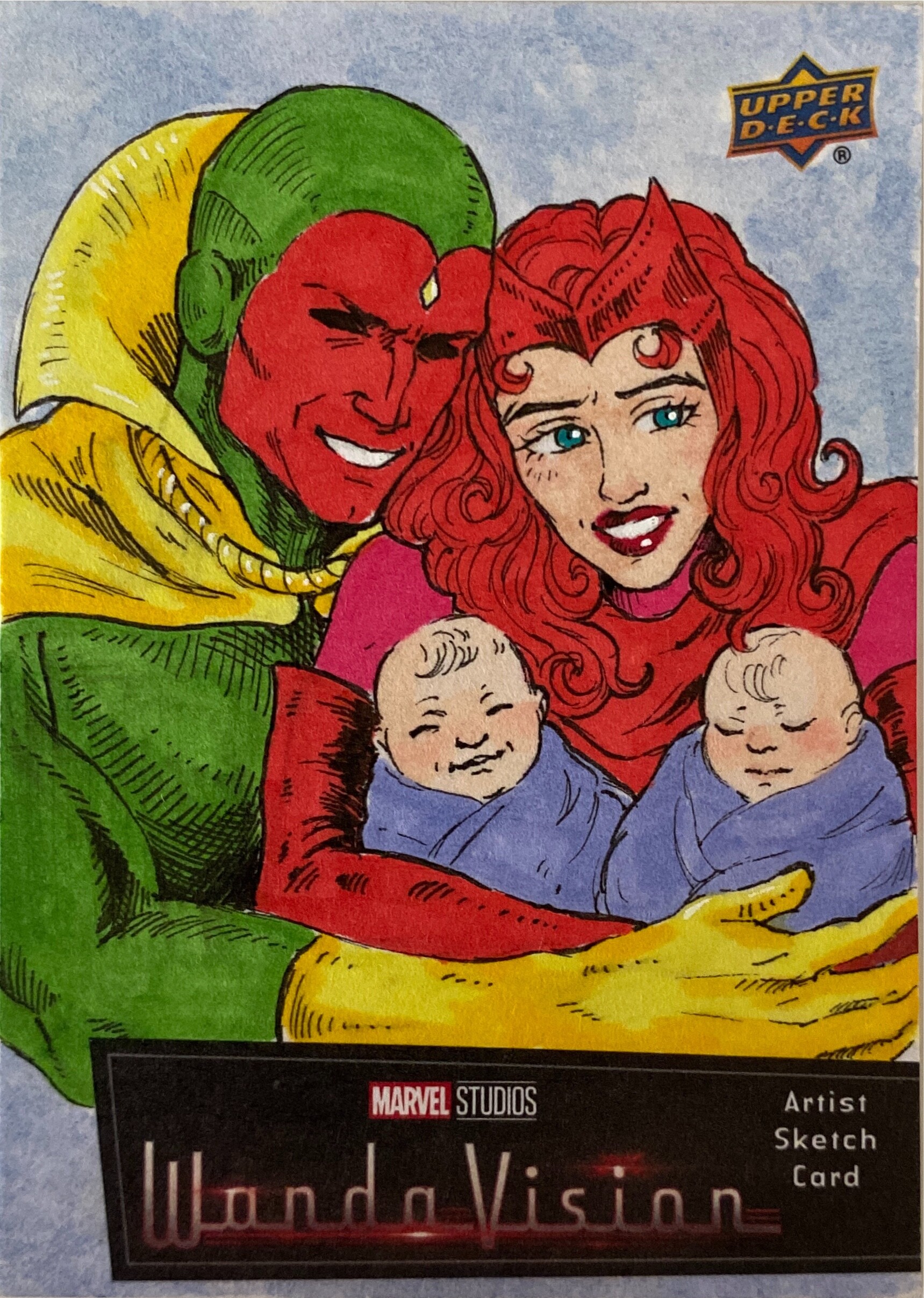 ArtStation - Wanda Vision sketch cards 2022 - Upper Deck