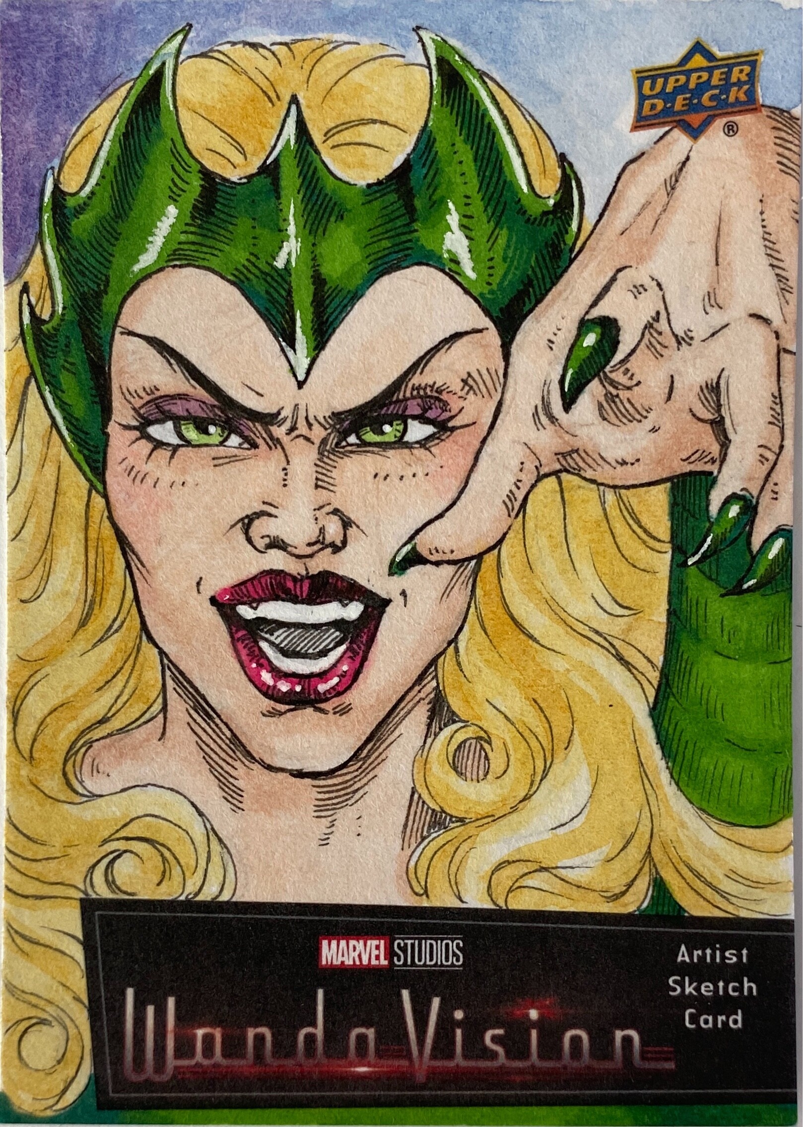 ArtStation - Wanda Vision sketch cards 2022 - Upper Deck