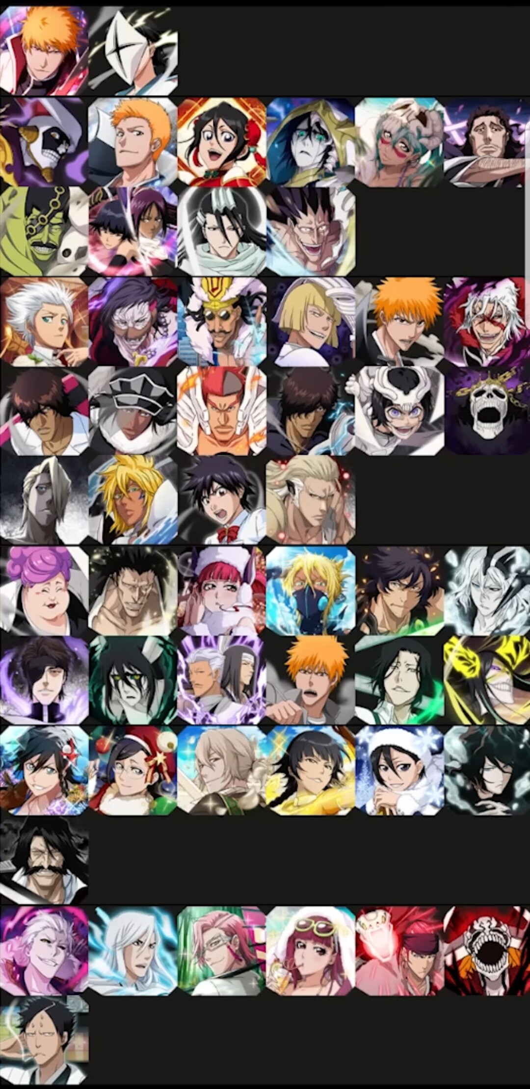 Bleach Character List