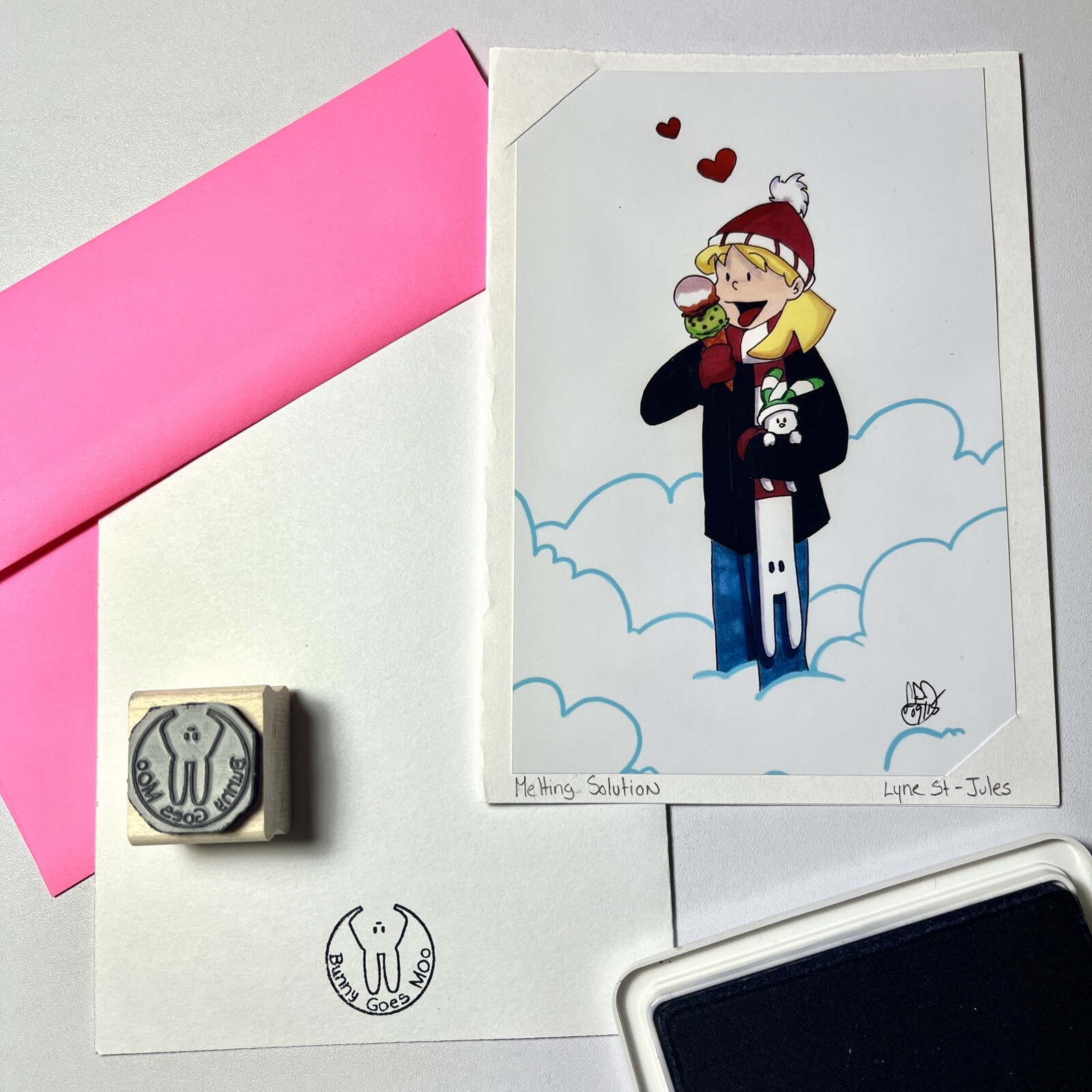 product with stamp