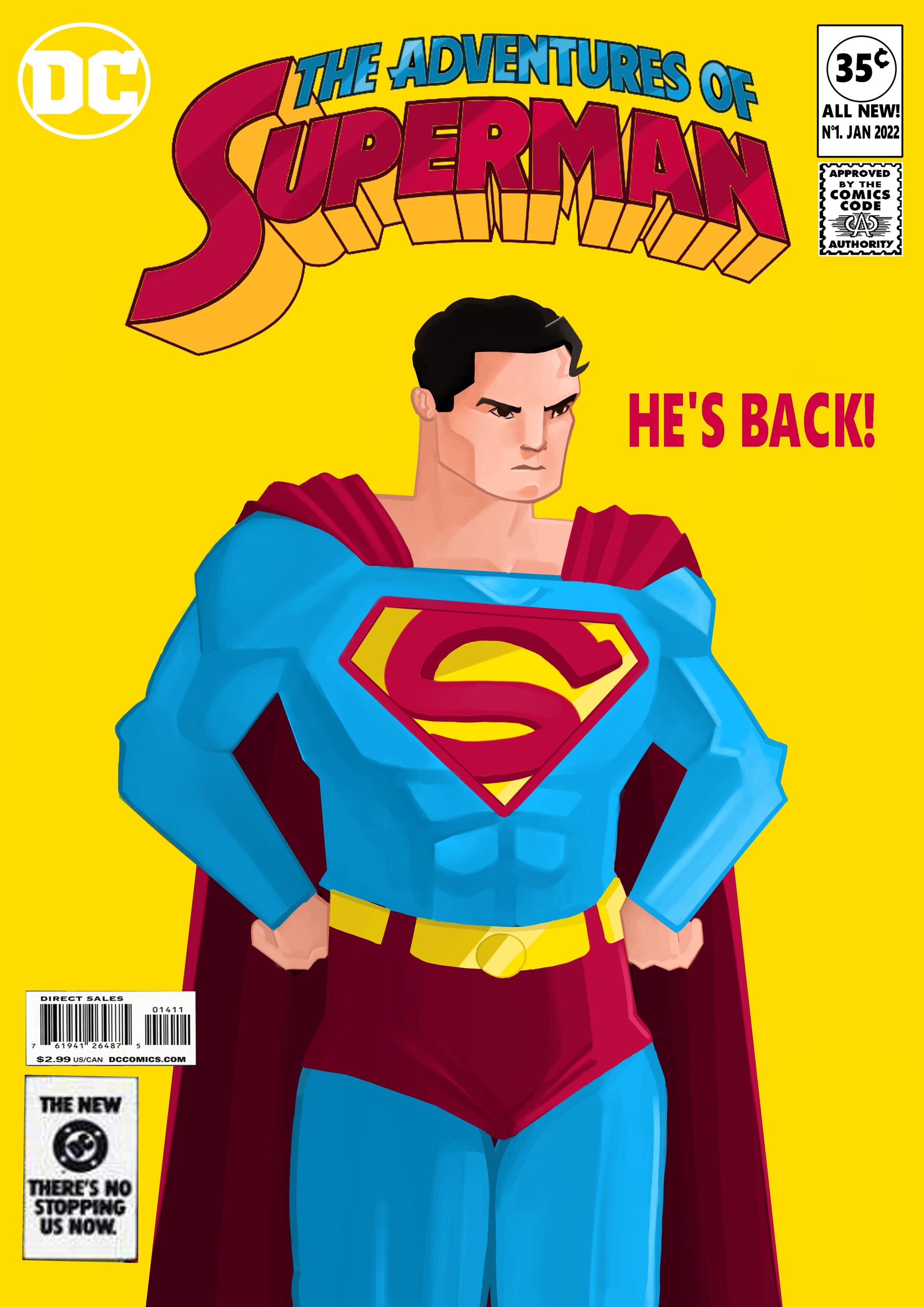 ArtStation - Superman Comic Cover Fan Art