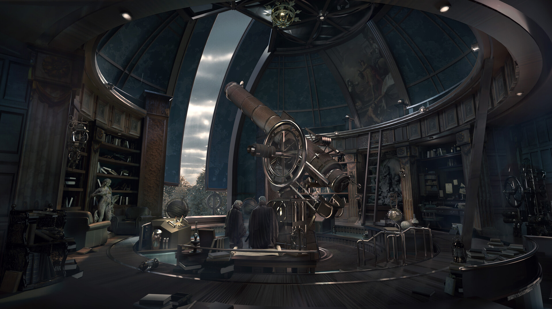 ArtStation Old Observatory Interior