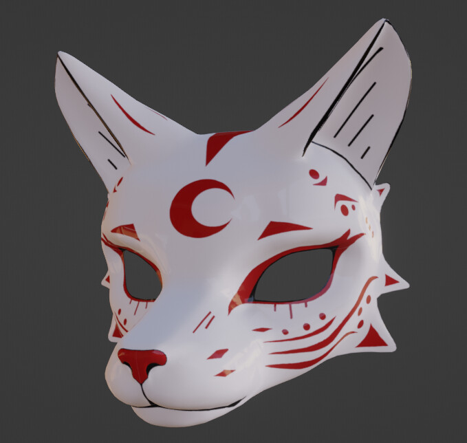 ArtStation - Fox Mask