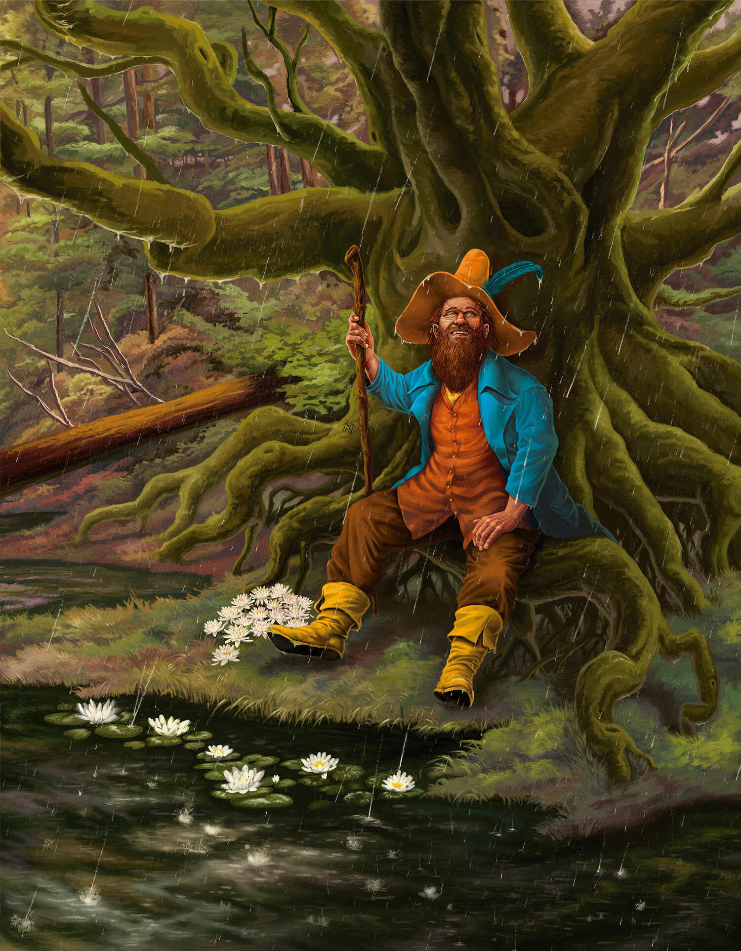 ArtStation - “I am no weather master!” - Tom Bombadil Commission