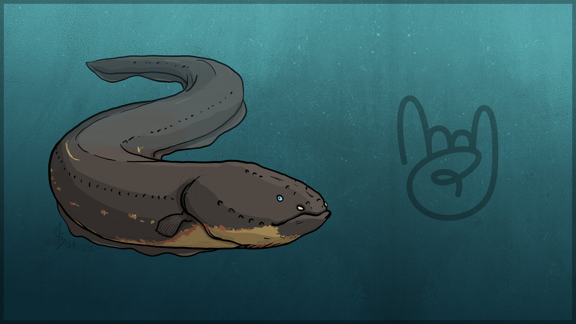 Electric Eel Drawing