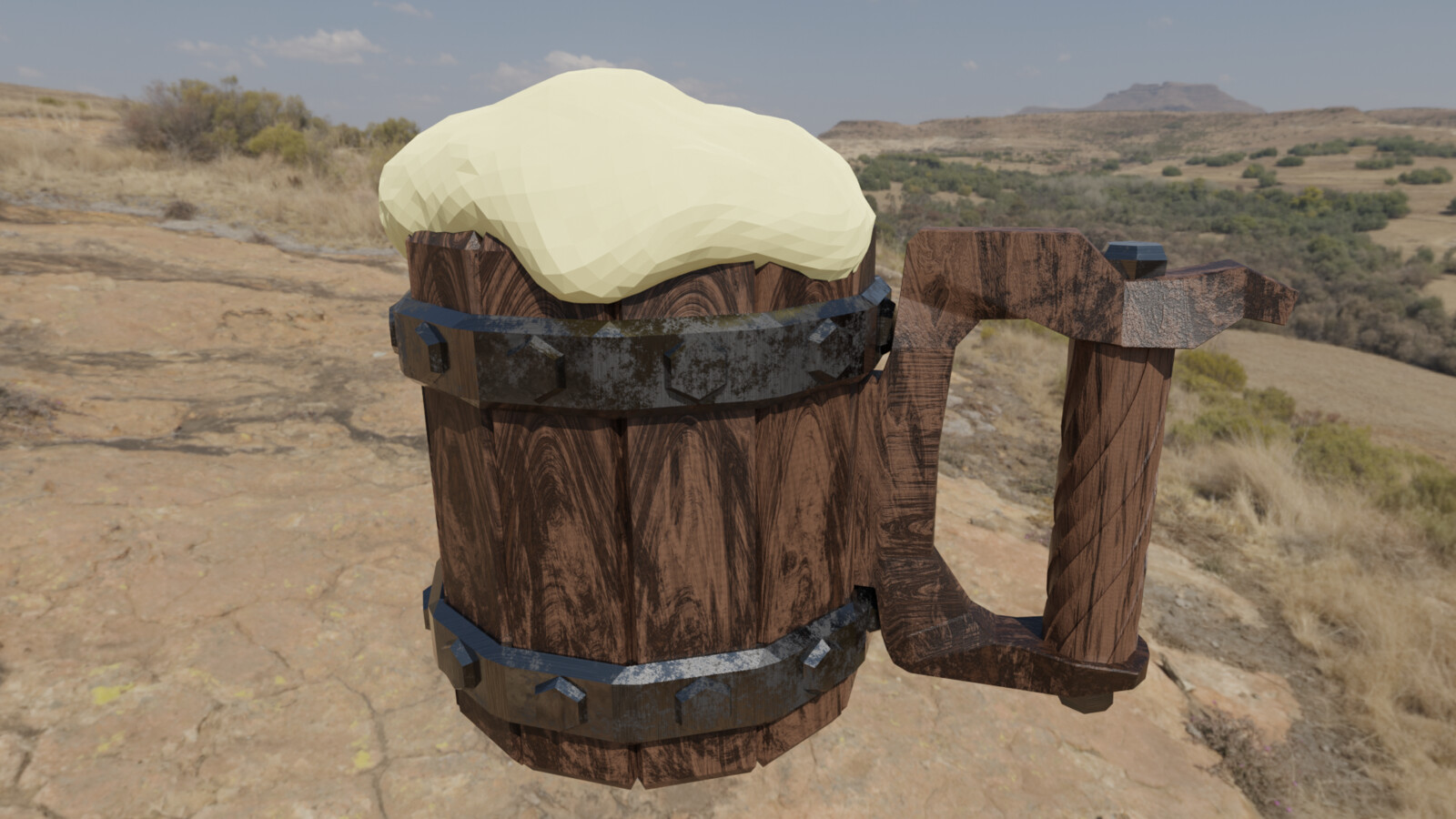 Pipen D'Azur [DRG INSPIRED] Beer mug with my materials on it.