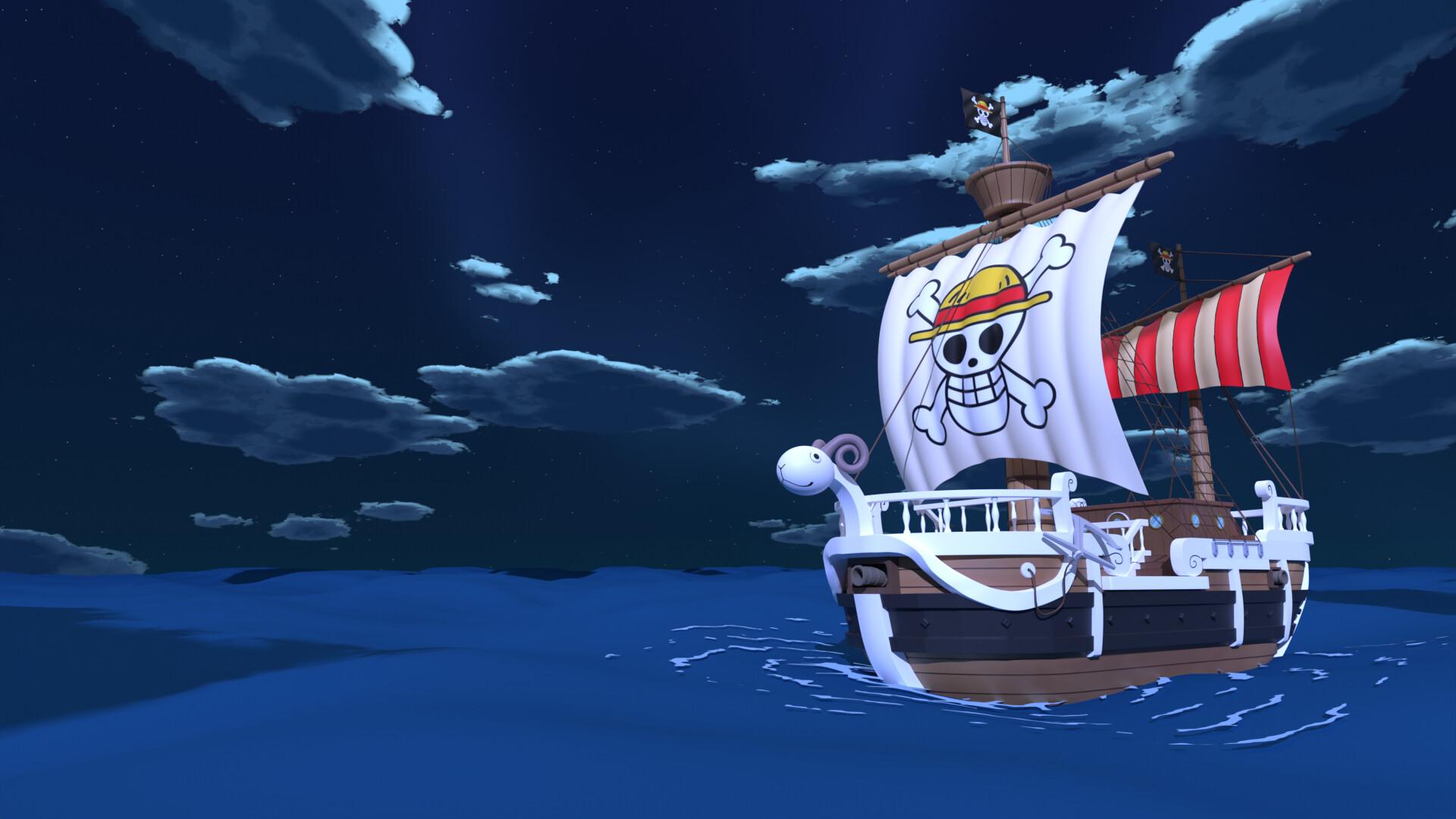 I Animated a Going Merry Wallpaper : r/OnePiece