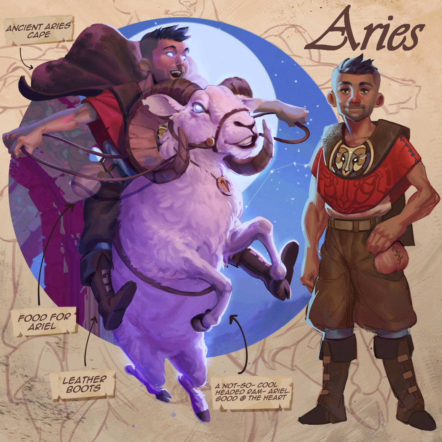 ArtStation - Aries - Character Design