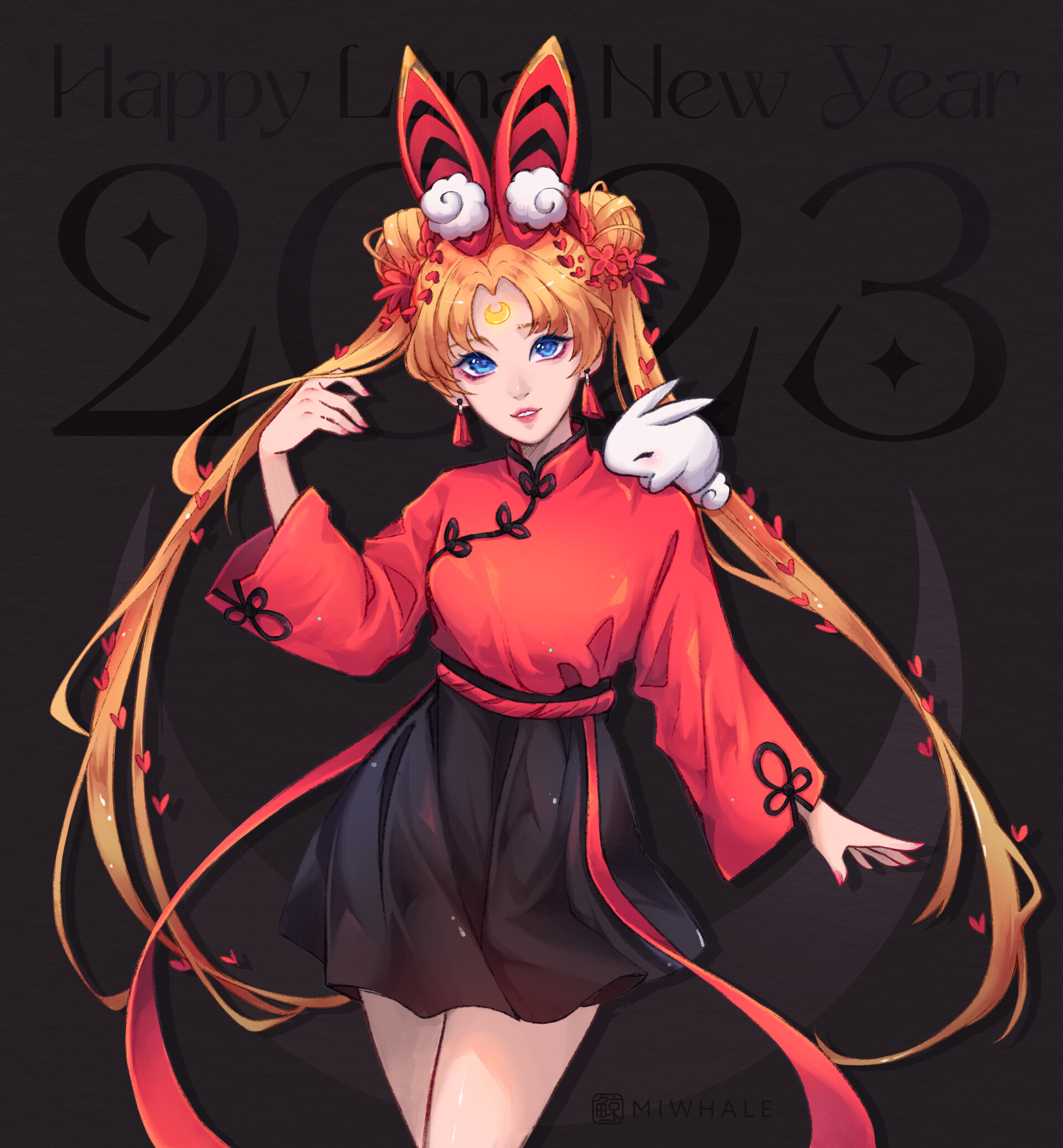 ArtStation Lunar new year Usagi