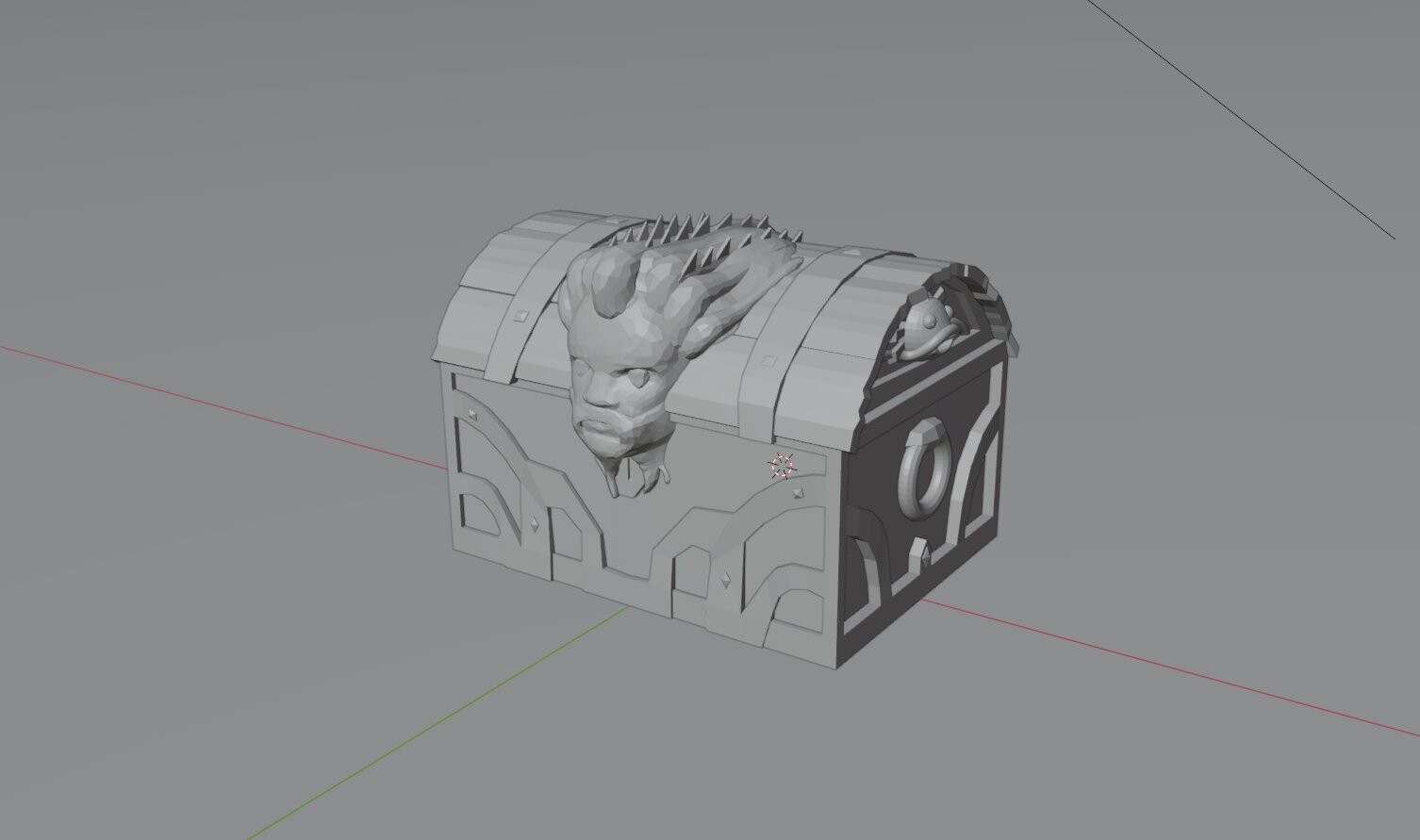 ArtStation Model of Chest of sorrows from Sea of Thieves for 3D printing
