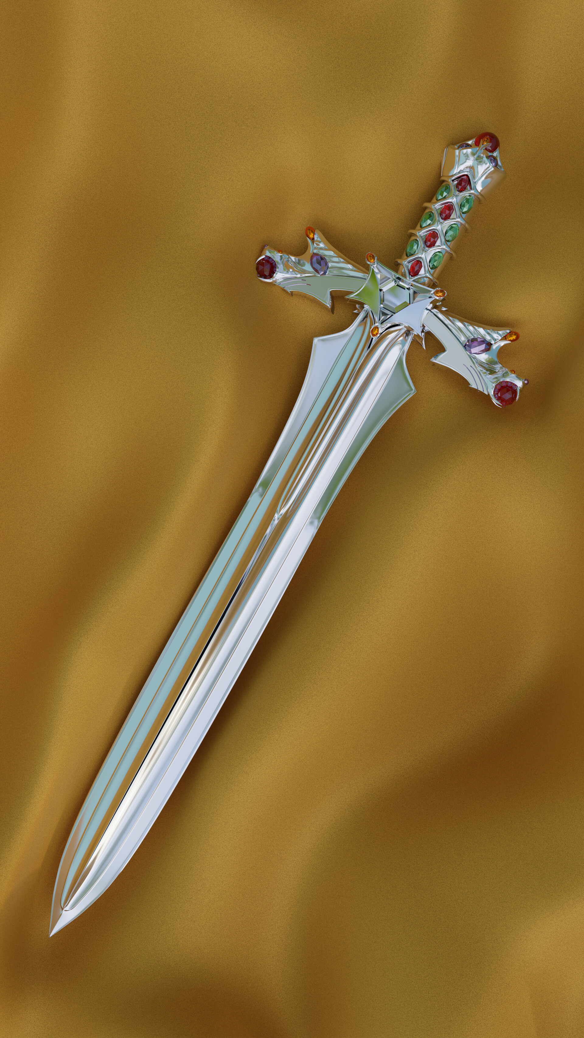 ArtStation Zelda II Box Art Sword (NES)