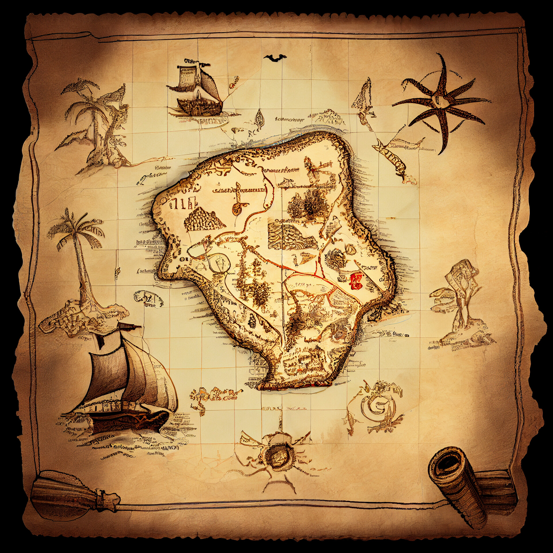ArtStation - Treasure Map