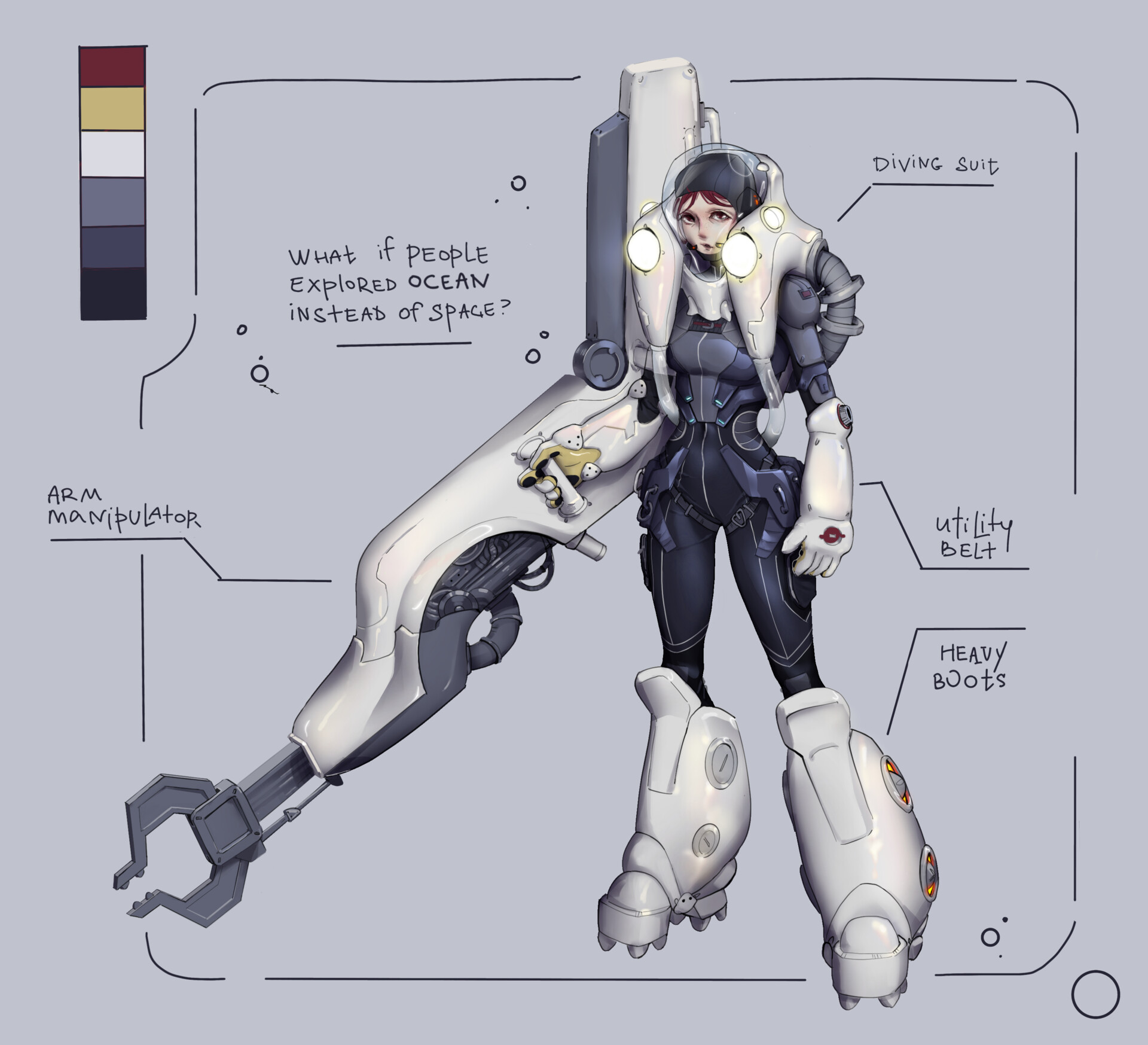 Artstation underwater explorer