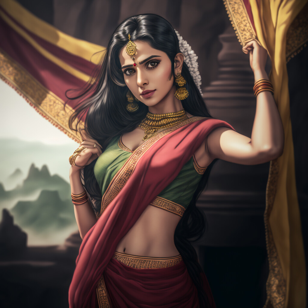 ArtStation - Stunning Indian Woman