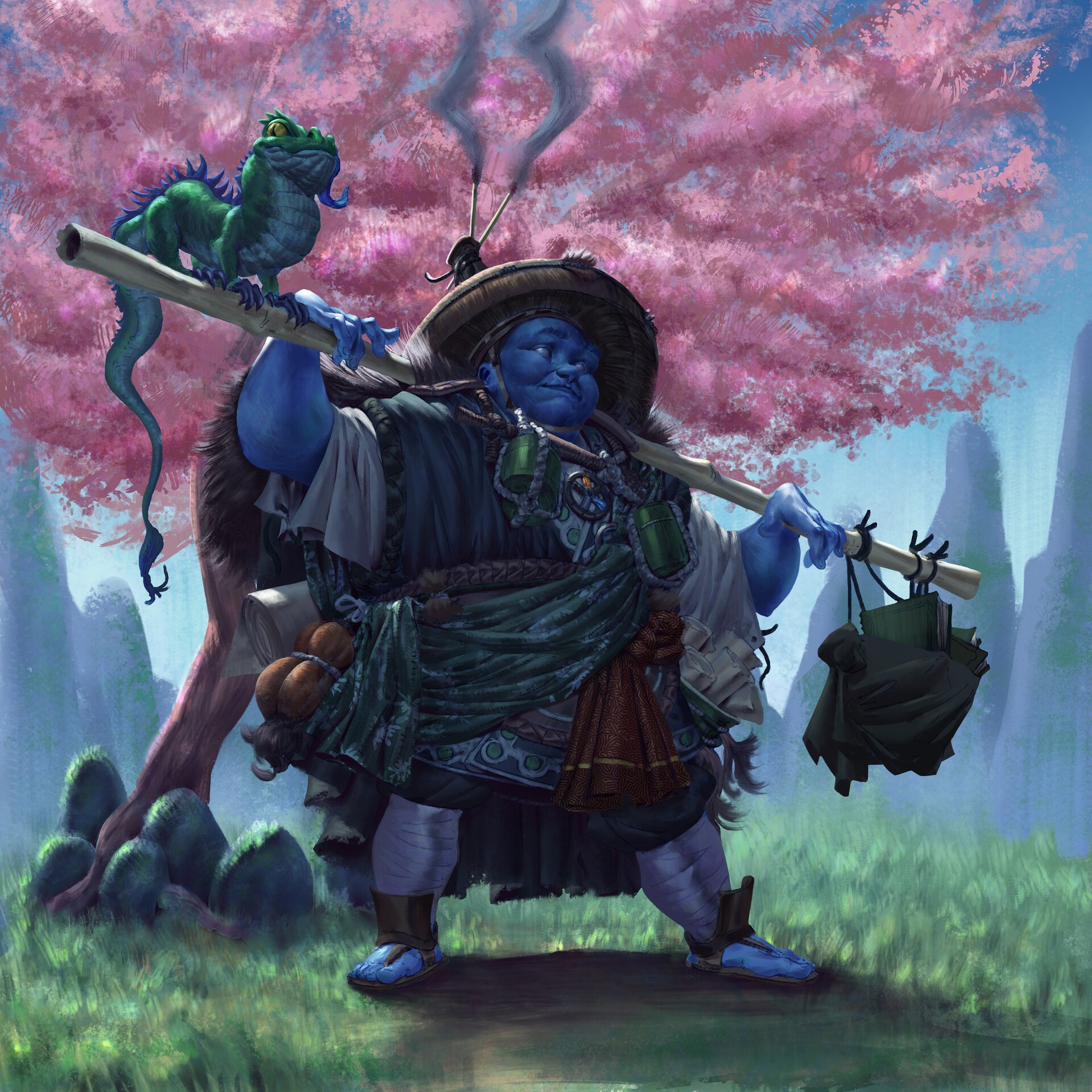 ArtStation Bamboo Wizard