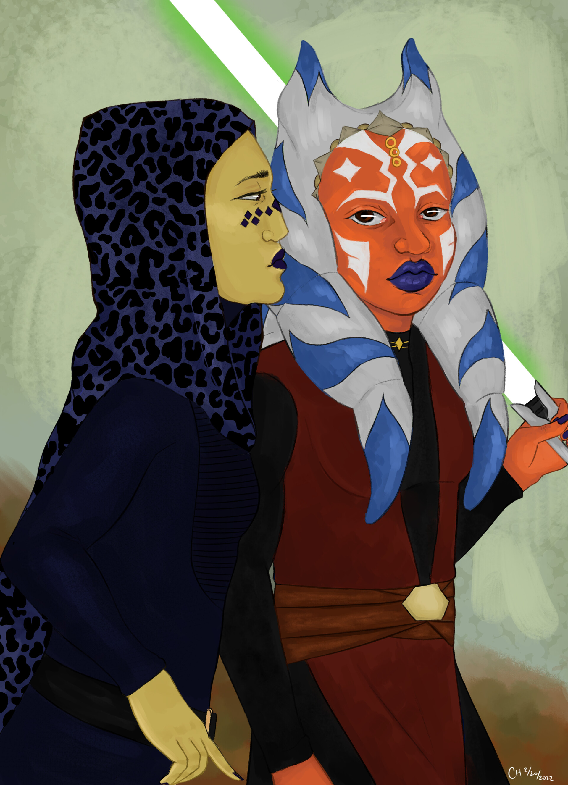 ArtStation Ahsoka and Barriss