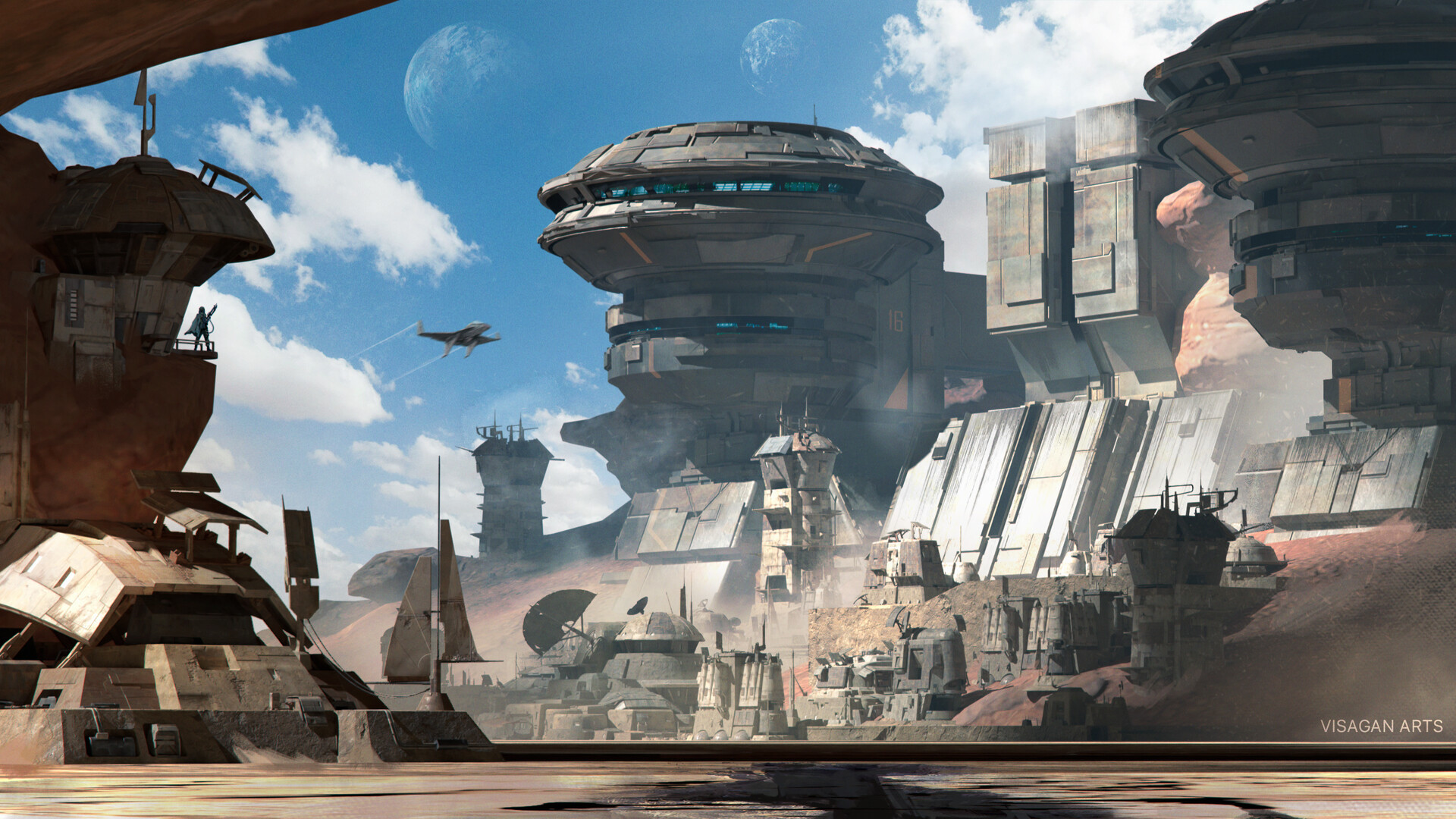 ArtStation Desert Outpost Environment Concept Art artstation-desert-outpost-environment-concept-art