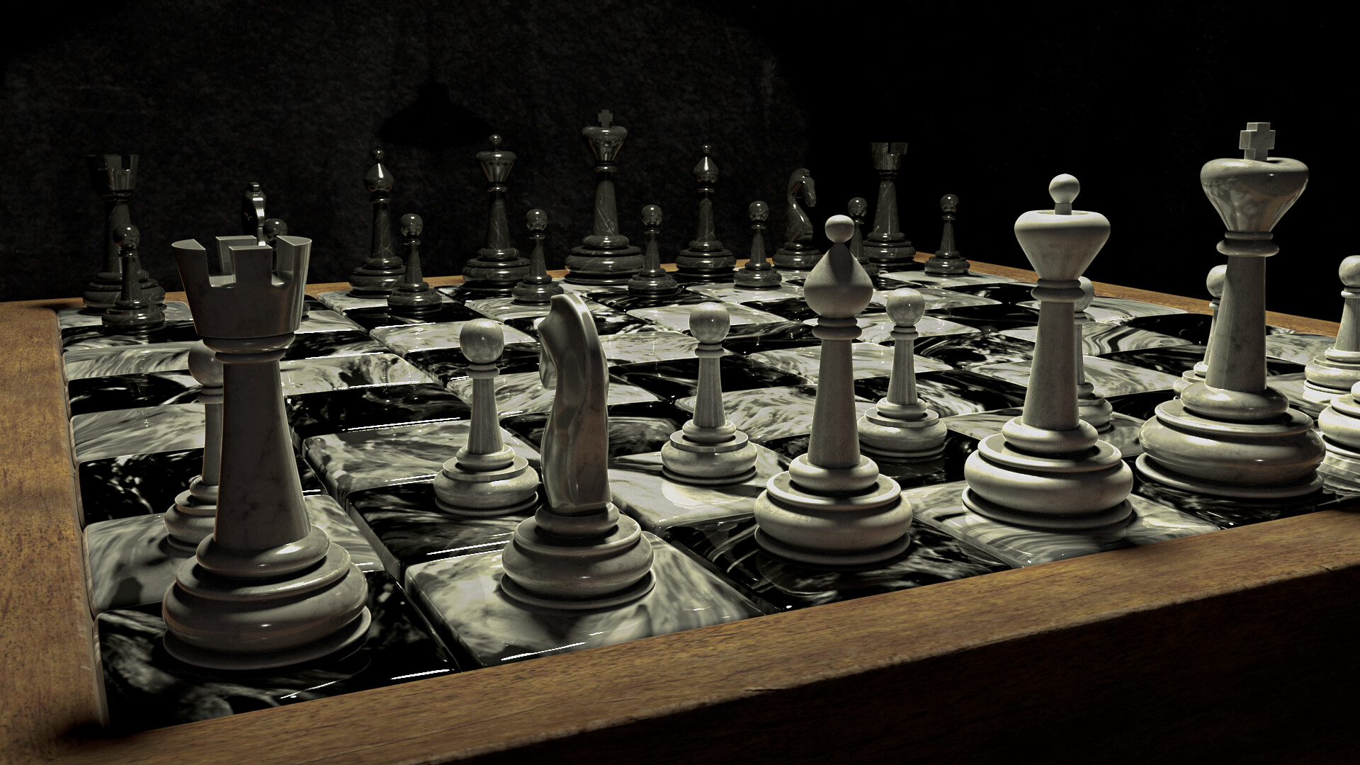 ArtStation - Chess Wallpaper