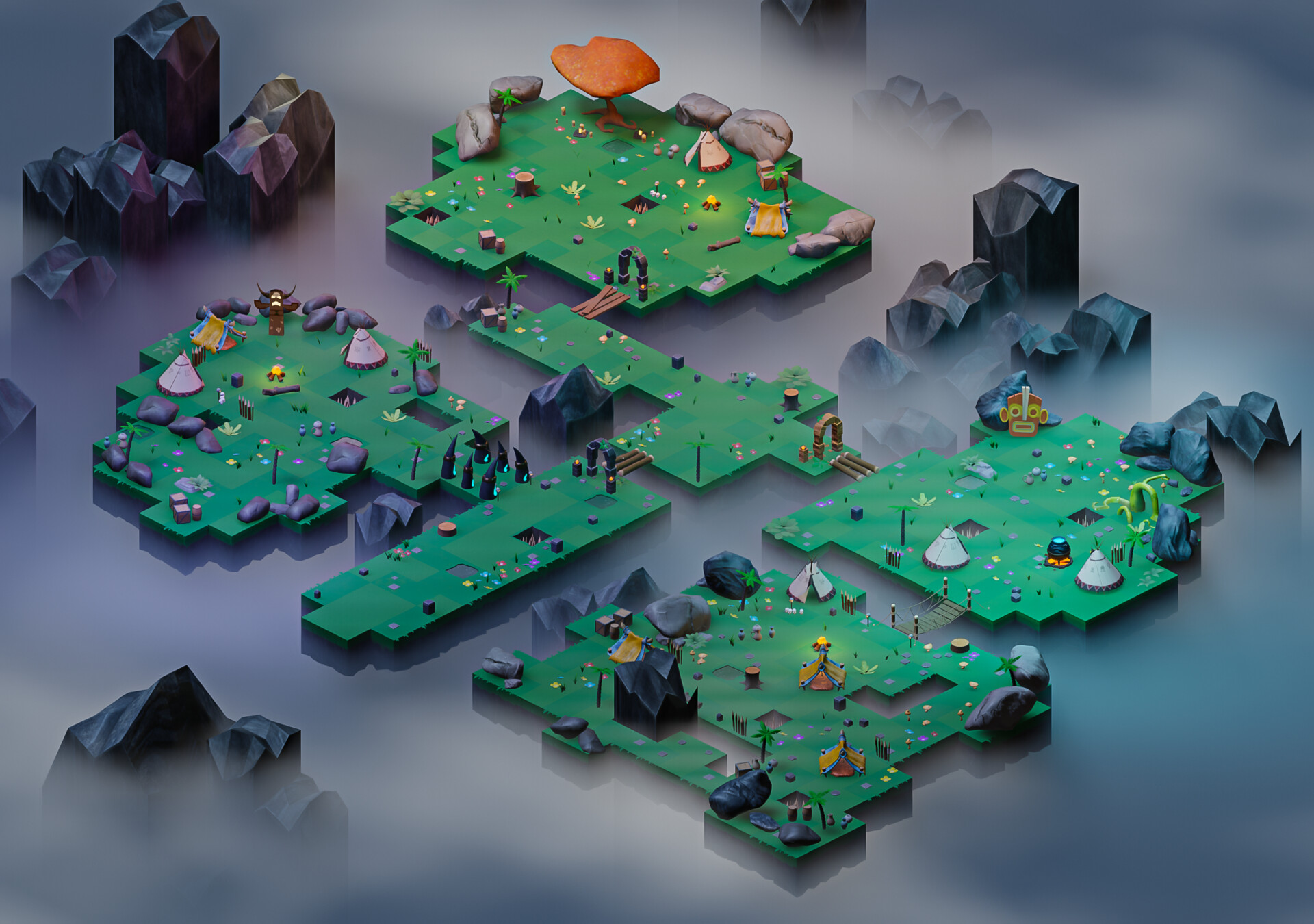 ArtStation - Stylized Top Down Game