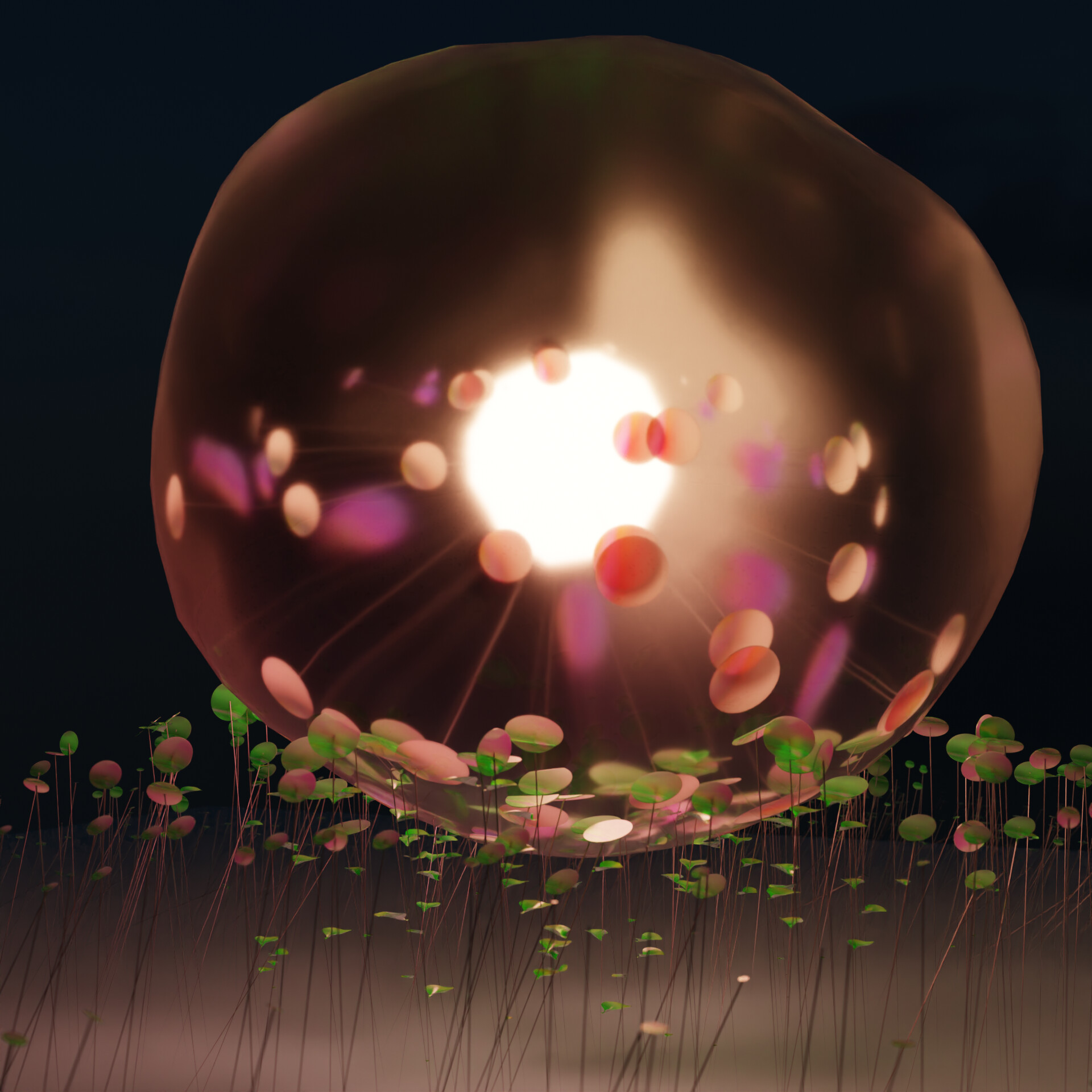 Artstation glowing bubble