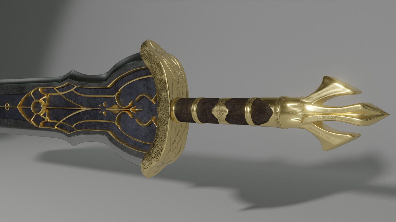 Handle in closeup