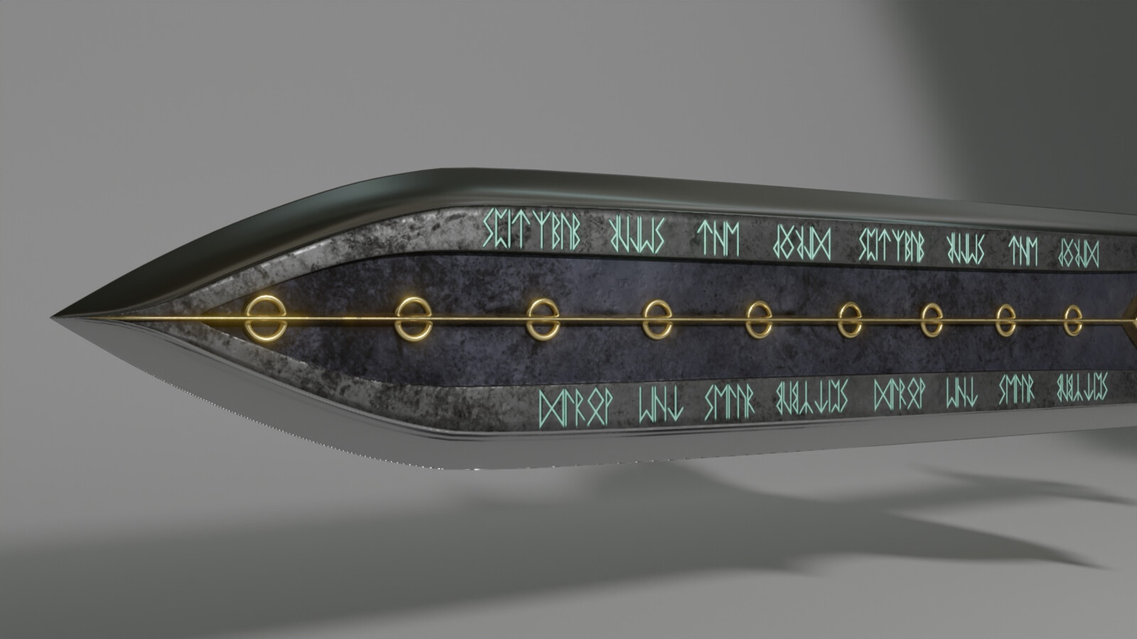 Blade in closeup