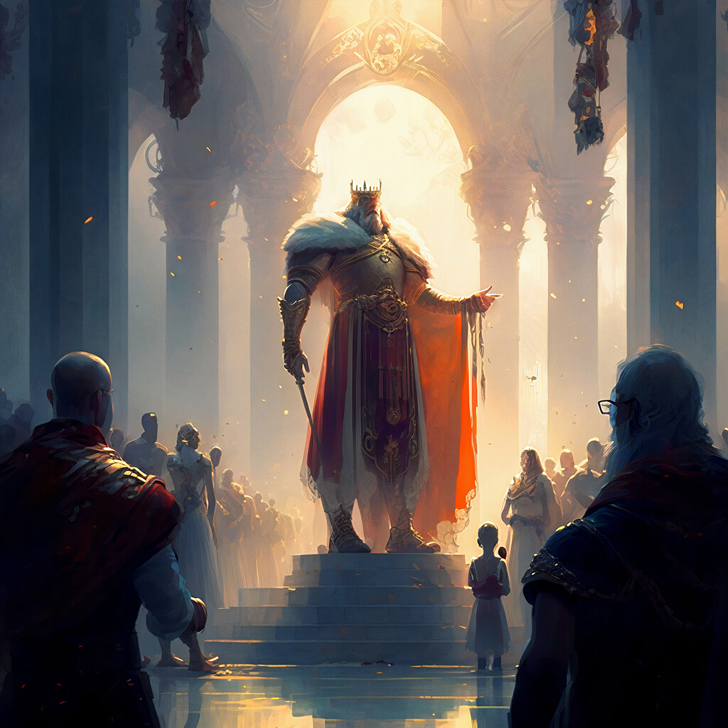商品画像：ArtStation - Regal Majesty: A Portrait of a King for His 5