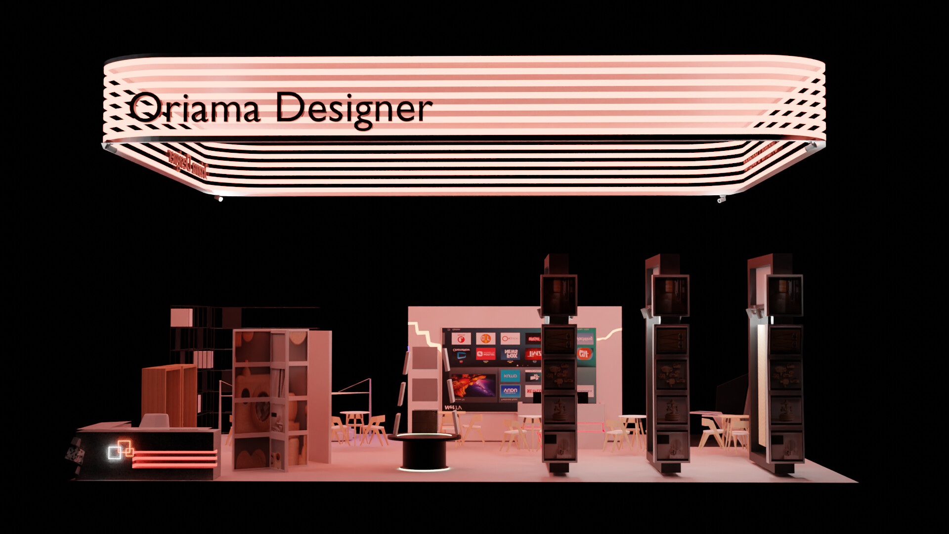 Artstation Booth Station Pameran