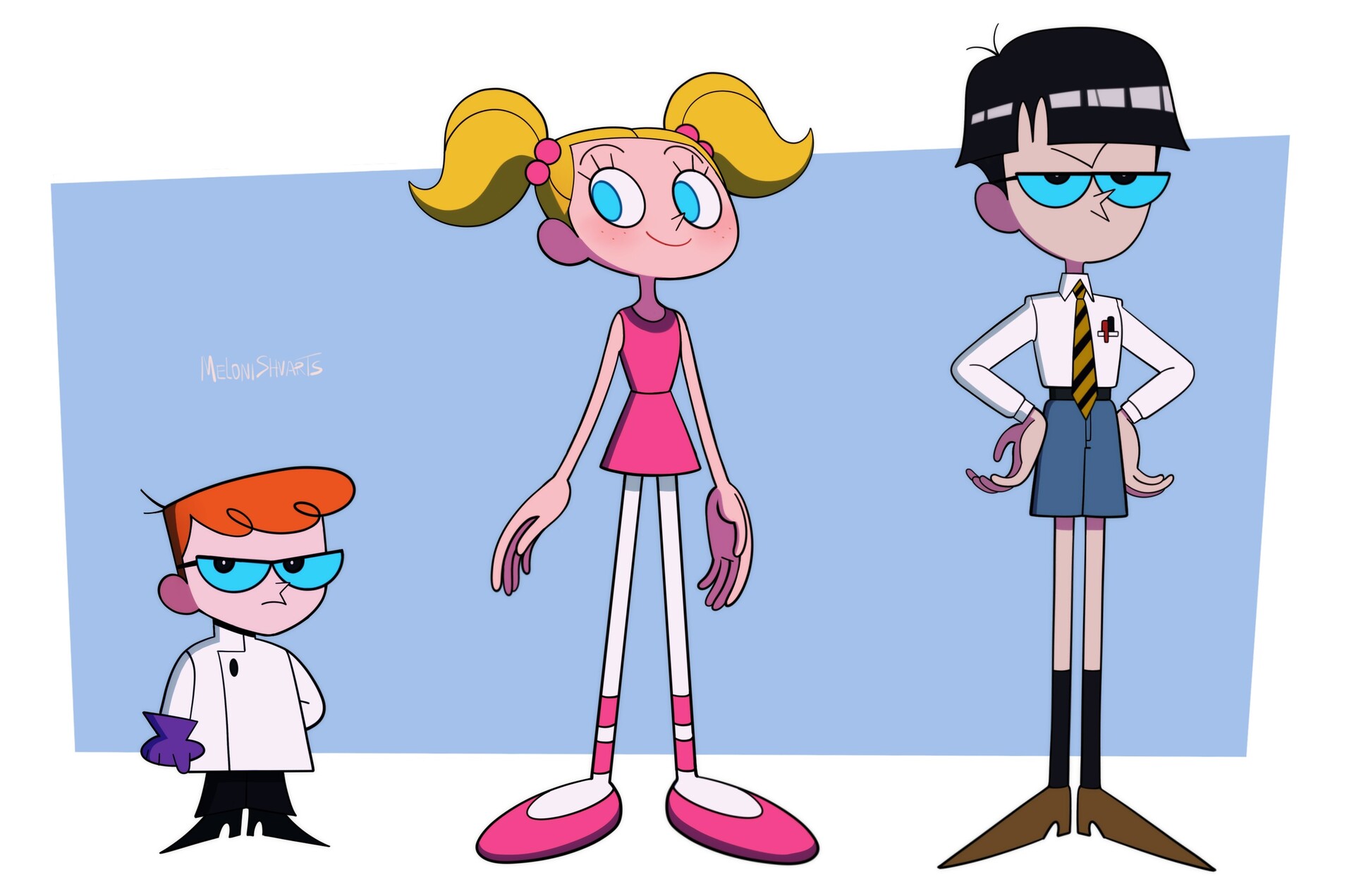 Artstation dexter s laboratory redesign
