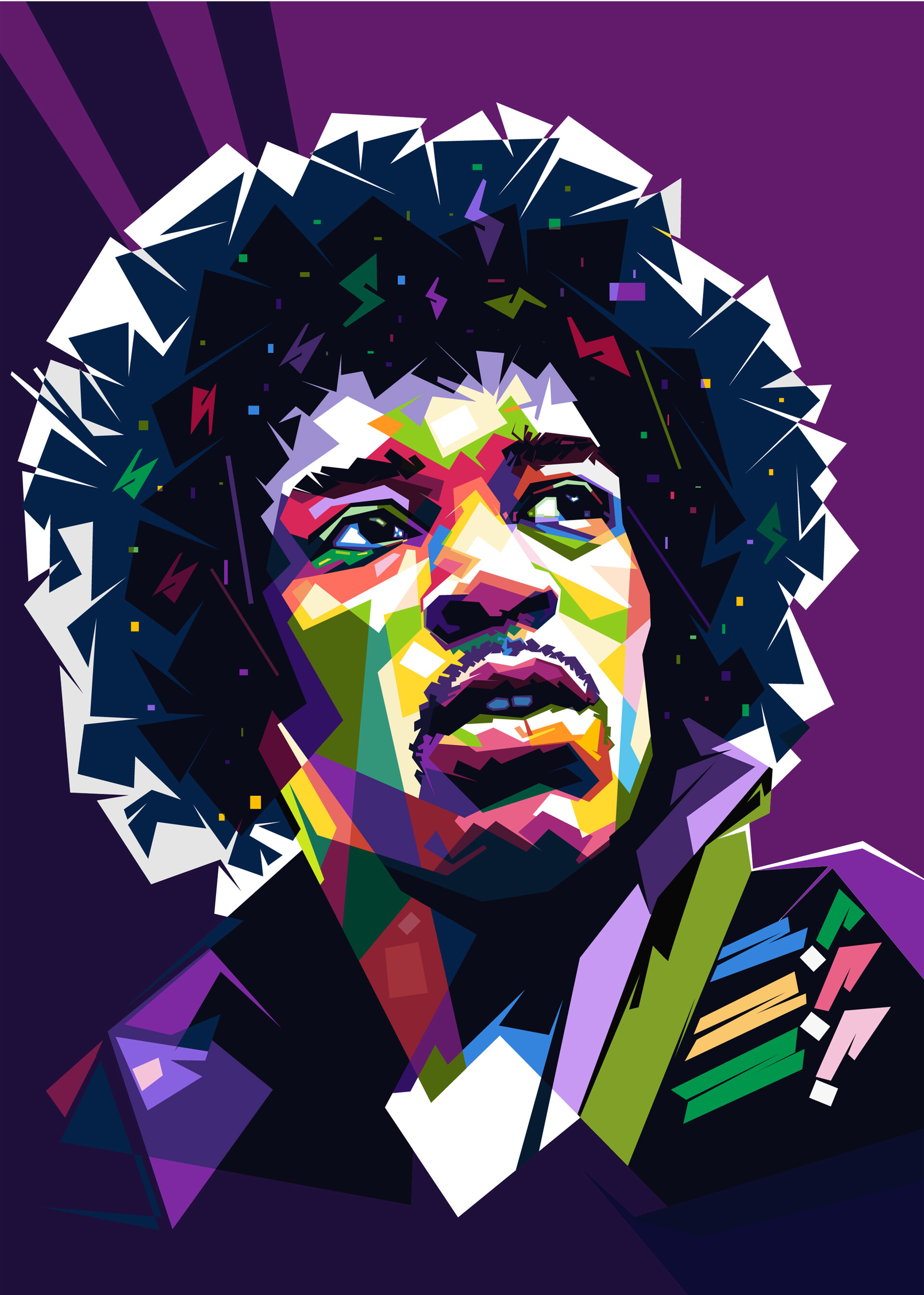 ArtStation - Jimi Hendrix