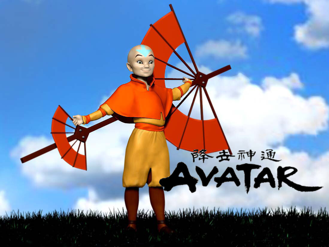 Deborah L. Wright - Aang and His Gliding Staff: Avatar the Last Airbender